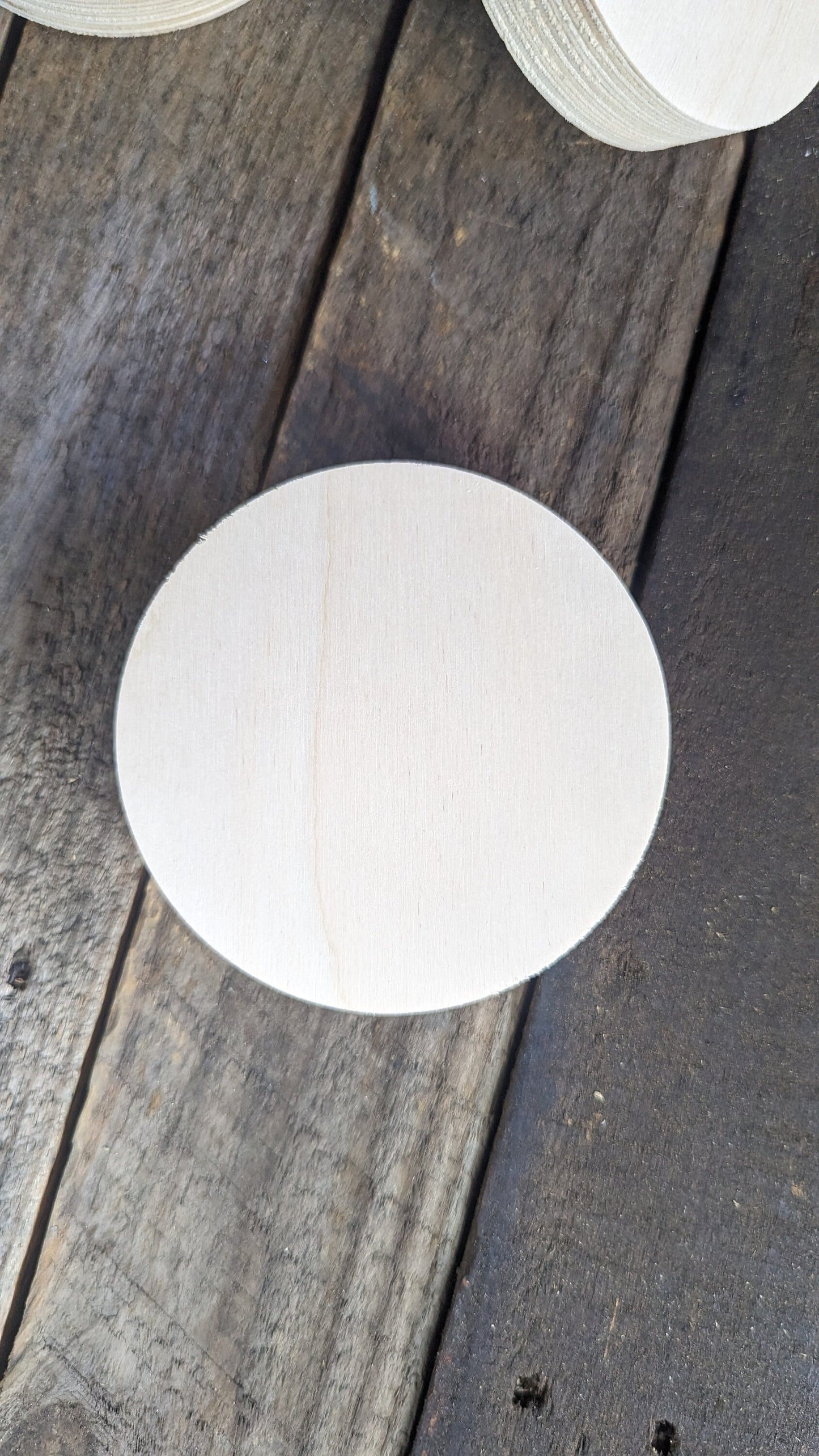 4.375" (4 3/8") Wood Circle Disc Plaques, BALTIC BIRCH - Wooden Circles, Blank Circles, Unfinished Wooden Circles, Round, Circular Wood