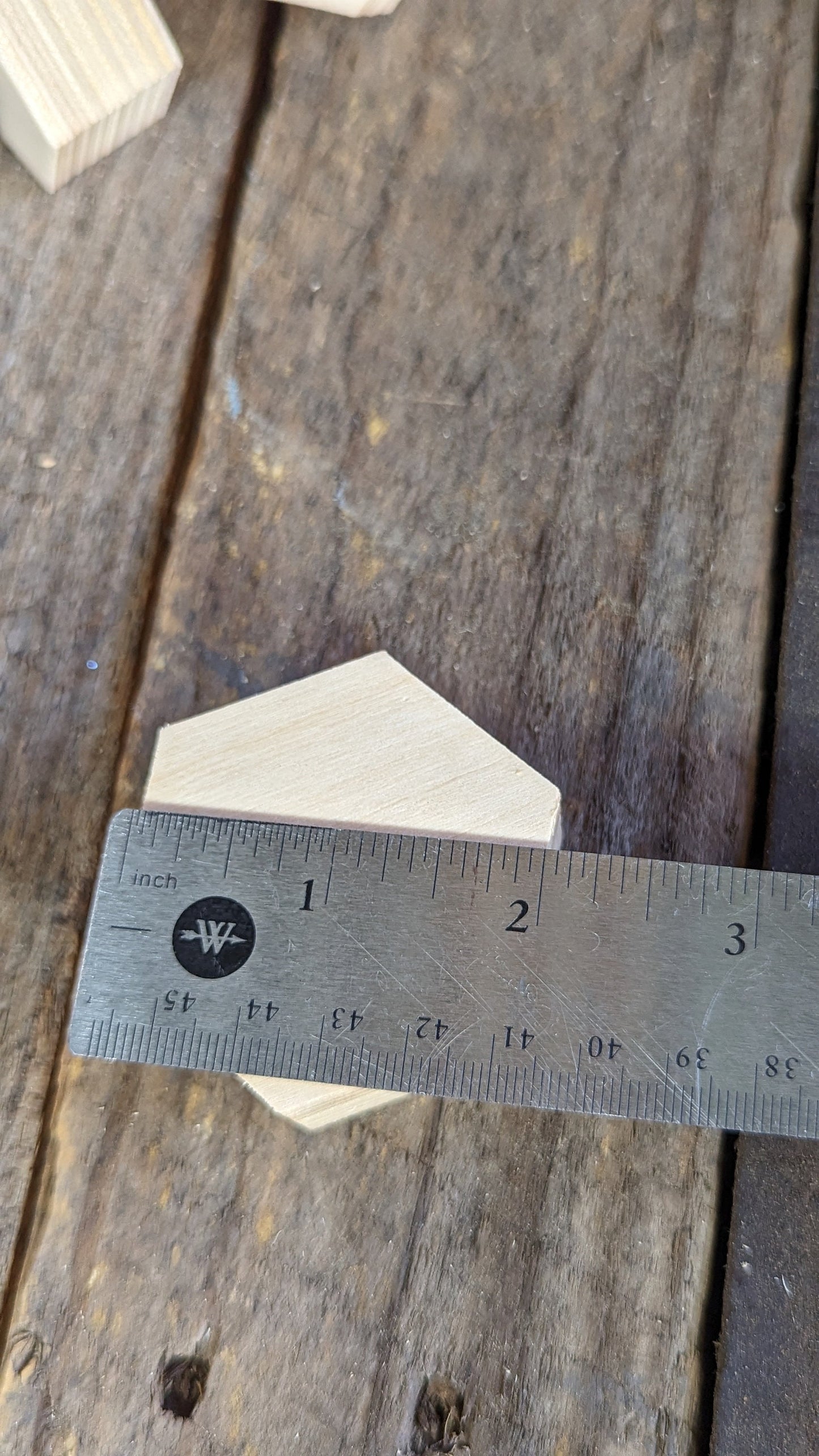 5 Pack - 2" Baltic Birch Wood Hexagon