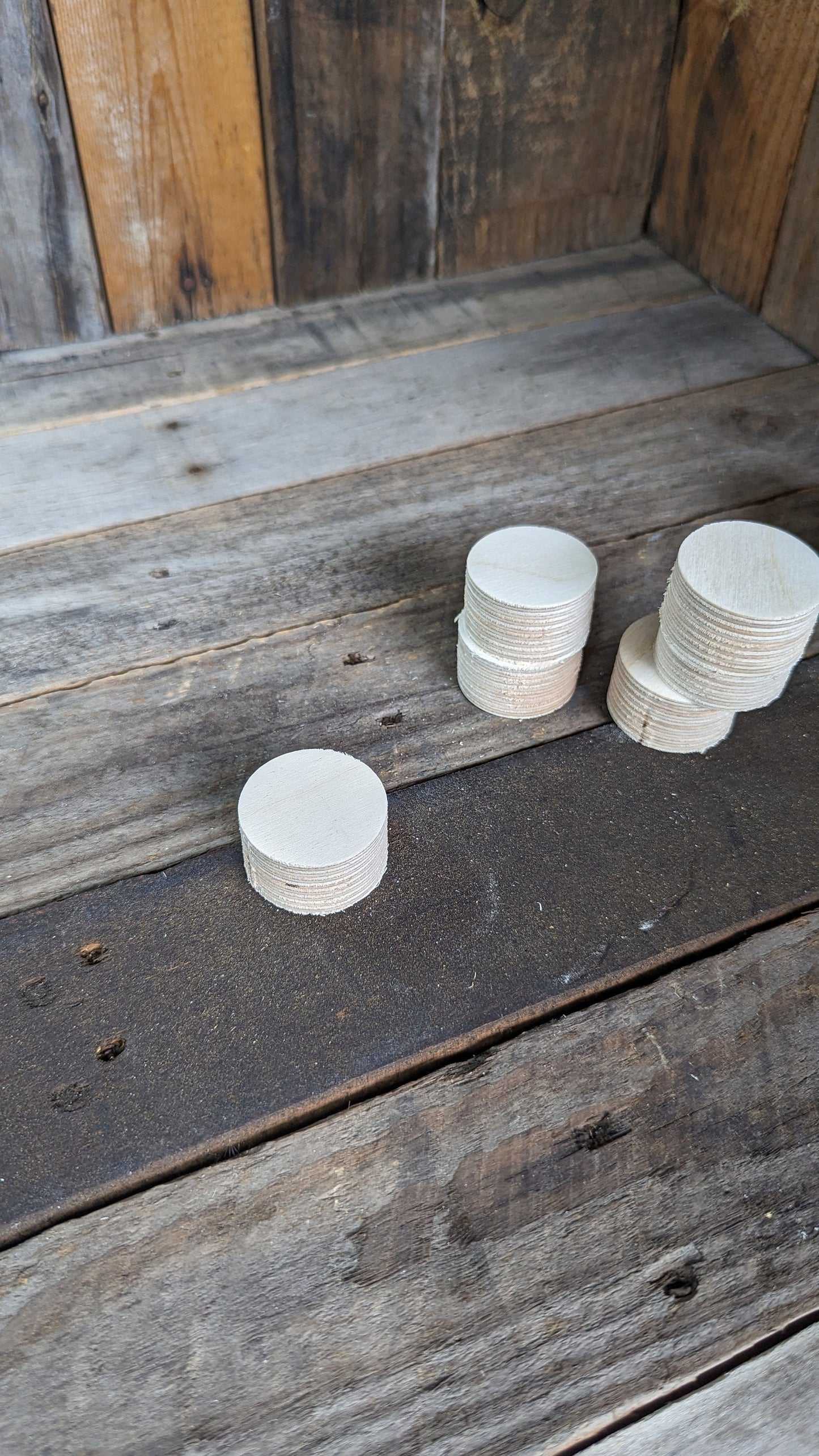 1.625" (1 5/8) Wood Circle Plaques, BALTIC BIRCH - Wooden Circles, Blank Circles, Unfinished Wooden Circles, Circular Wood