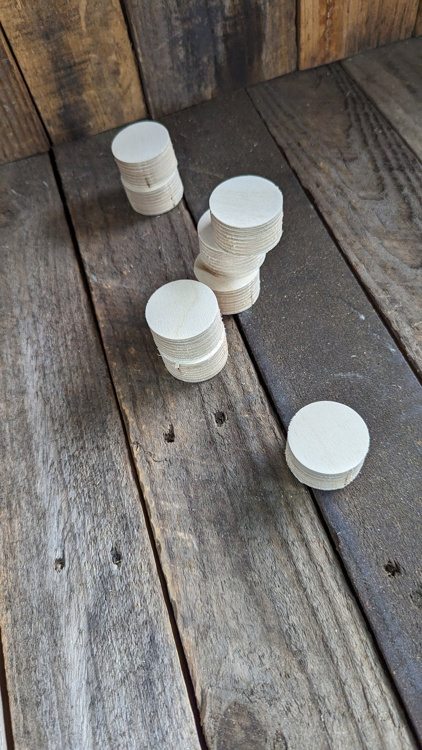 1.625" (1 5/8) Wood Circle Plaques, BALTIC BIRCH - Wooden Circles, Blank Circles, Unfinished Wooden Circles, Circular Wood
