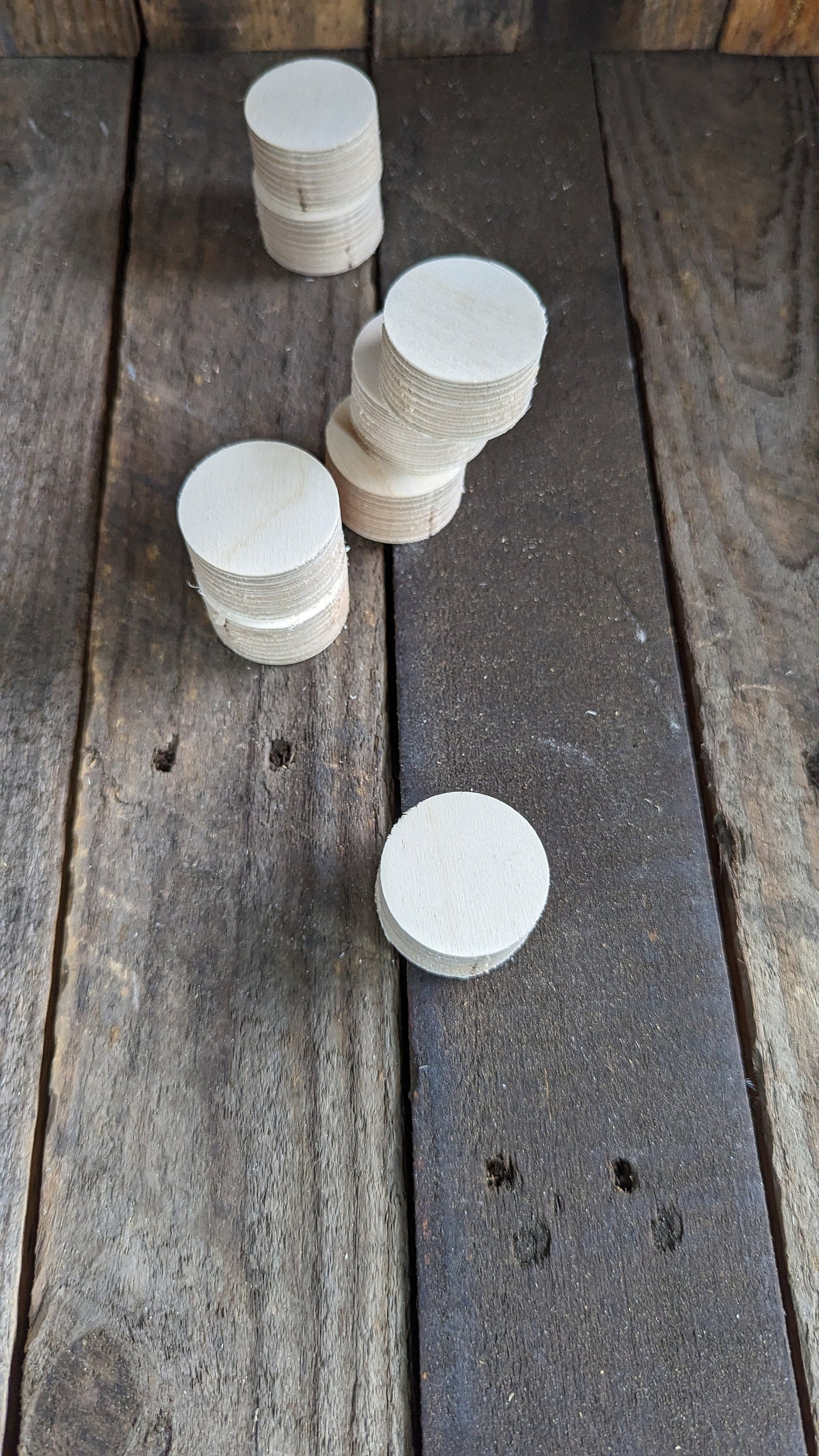 1.625" (1 5/8) Wood Circle Plaques, BALTIC BIRCH - Wooden Circles, Blank Circles, Unfinished Wooden Circles, Round Circles, Circular Wood