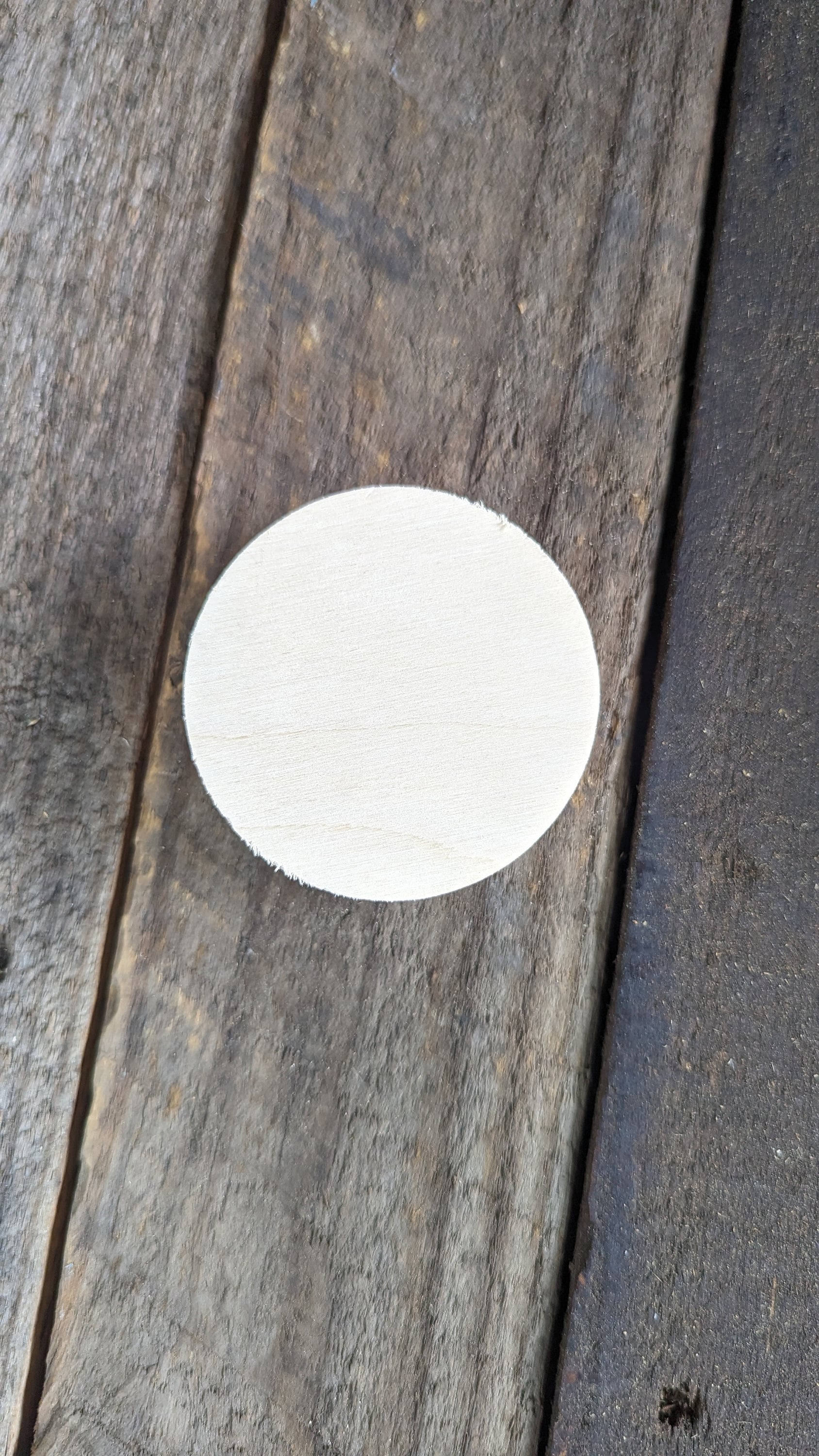 2.625" (2 5/8") Wood Circle Disc Plaques, BALTIC BIRCH - Wooden Circles, Blank Circles, Unfinished Wooden Circles, Round Circles, Circular