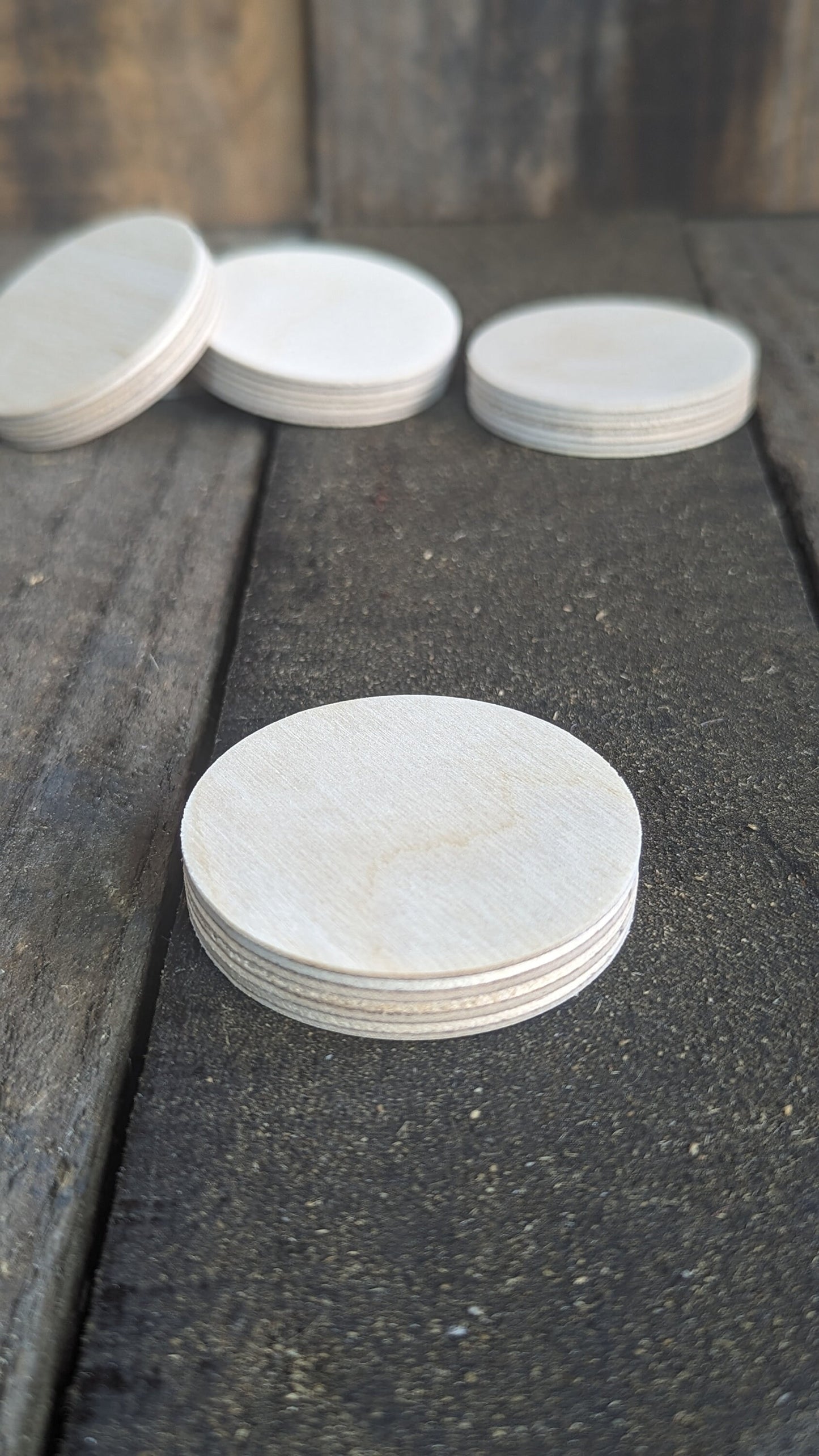 2" Wood Circle Disc Plaques, BALTIC BIRCH - Wooden Circles, Blank Circles, Unfinished Wooden Circles, Round Circles, DIY Crafting Supplies