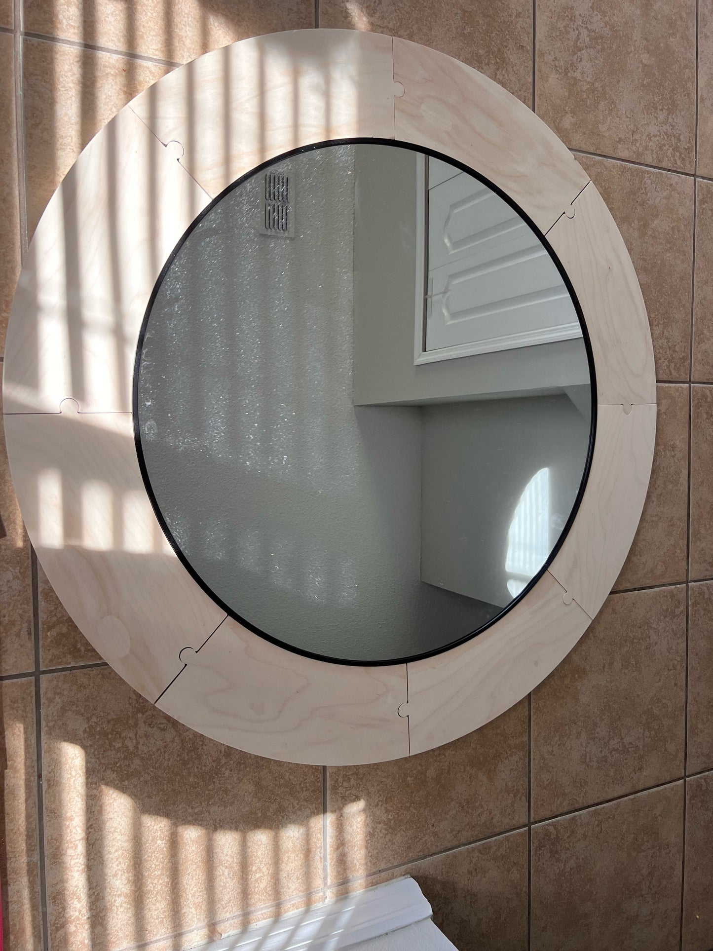 44" Baltic Birch Wood Donut Ring, 32" Center Hole, Craft DIY (8 pieces)