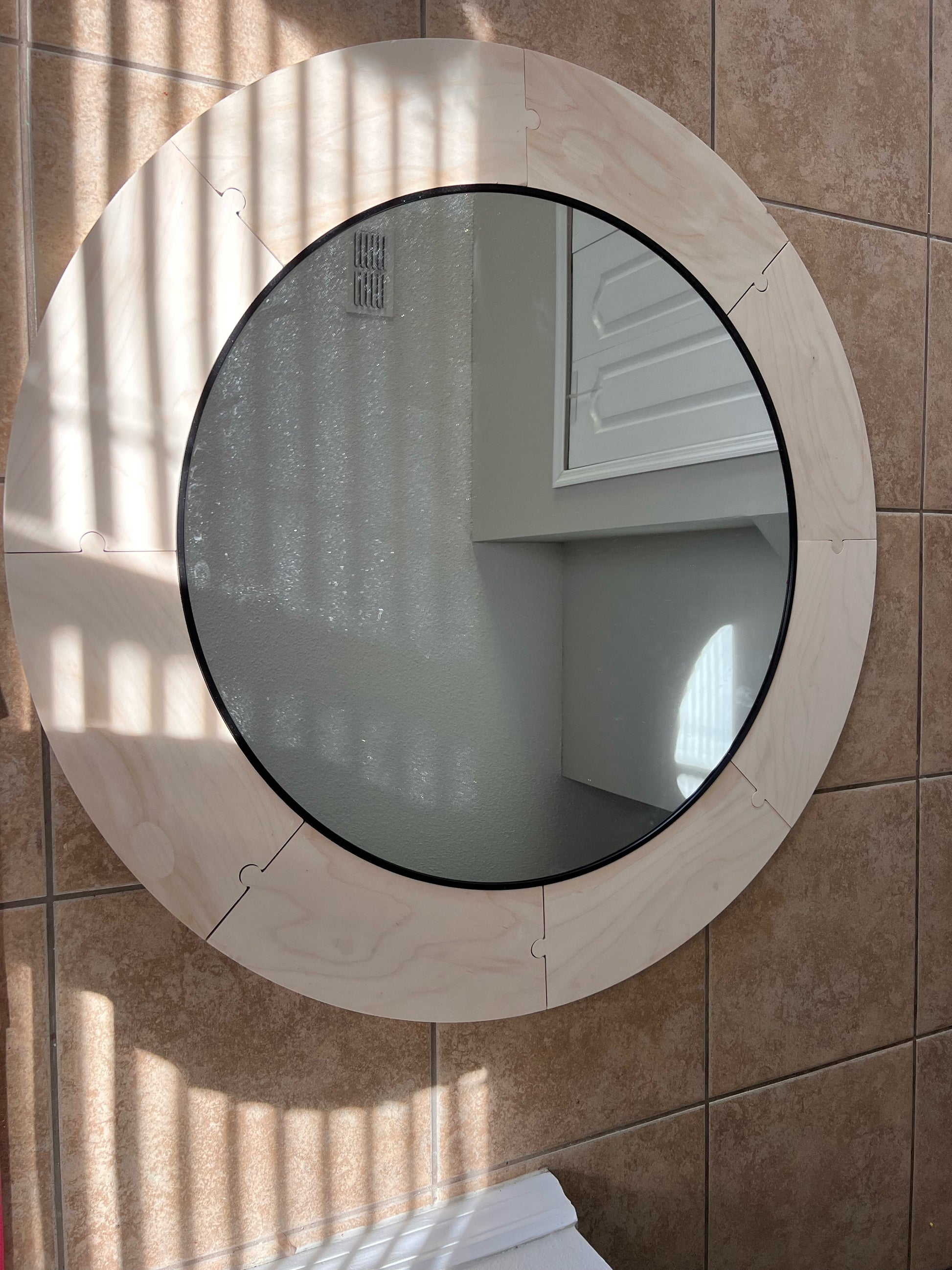 44" Baltic Birch Wood Donut Ring, 32" Center Hole, Craft DIY (8 pieces)
