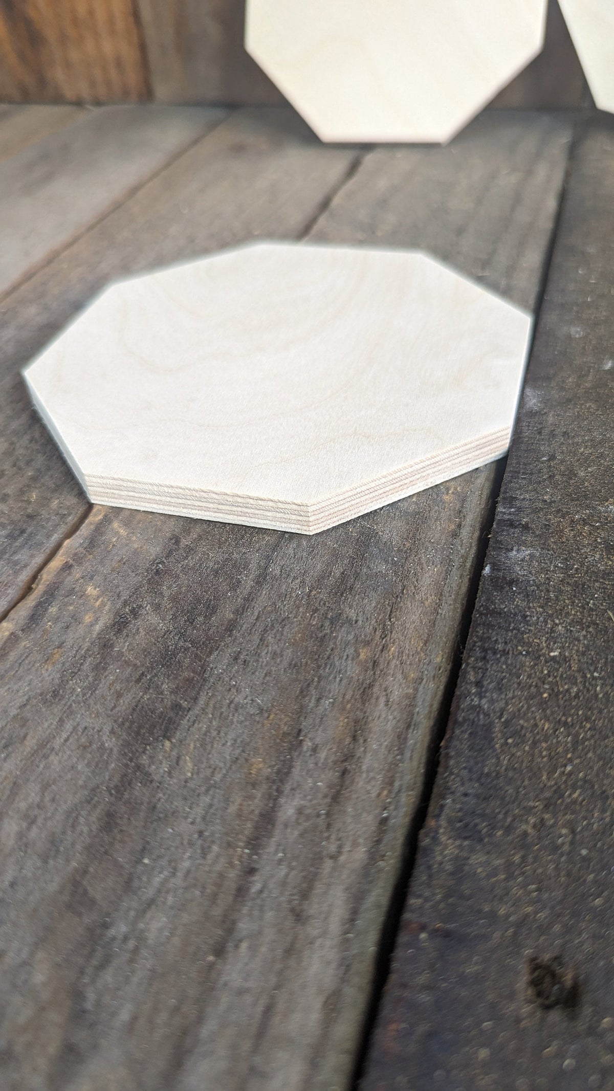 Octagonal Wood Block 5