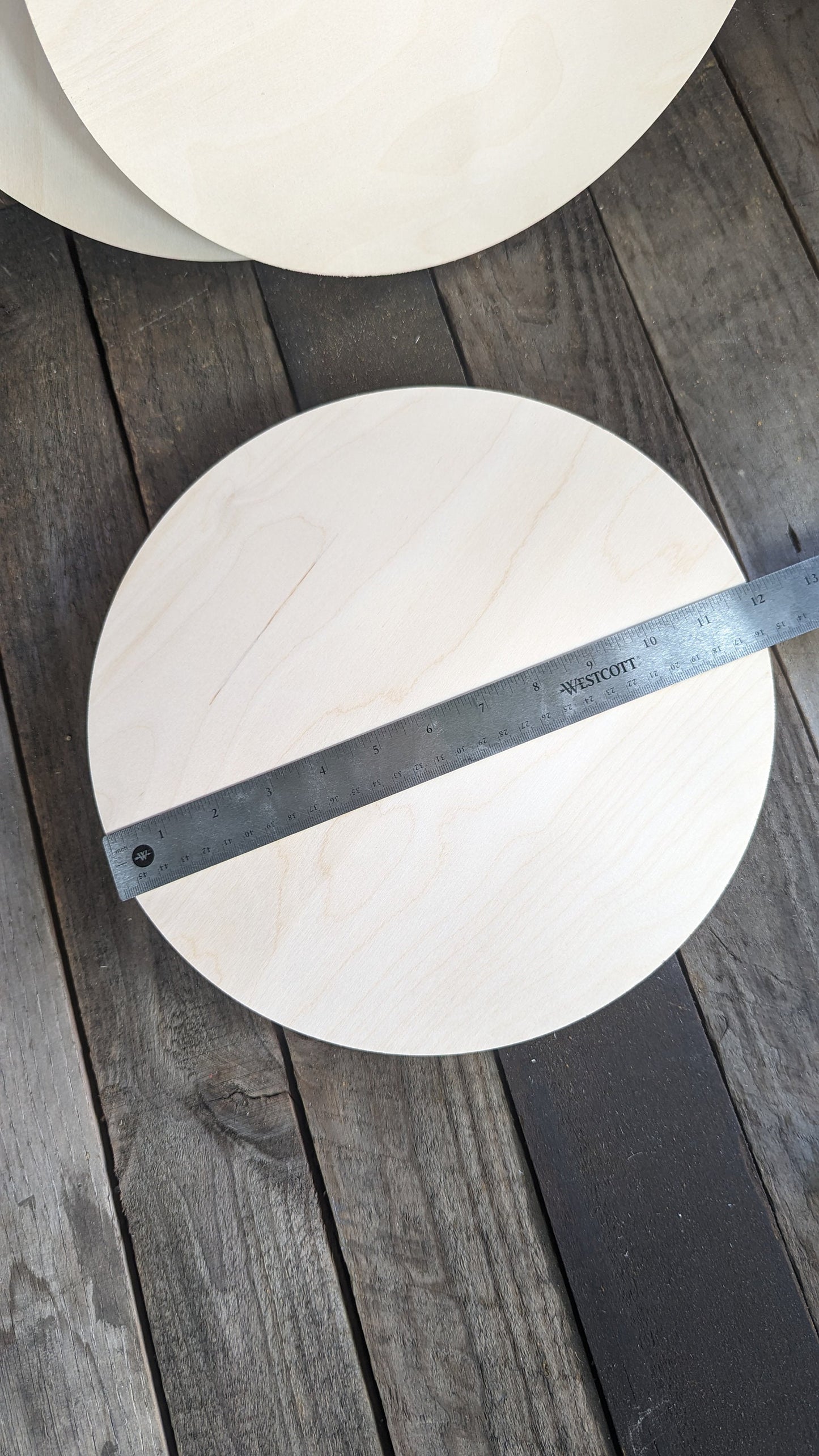 12 inch Wood Circle Disc Plaques, BALTIC BIRCH Wooden Circles, Blank Circles, Unfinished Wooden Circles, Circular Wood, DIY Crafting Supplies