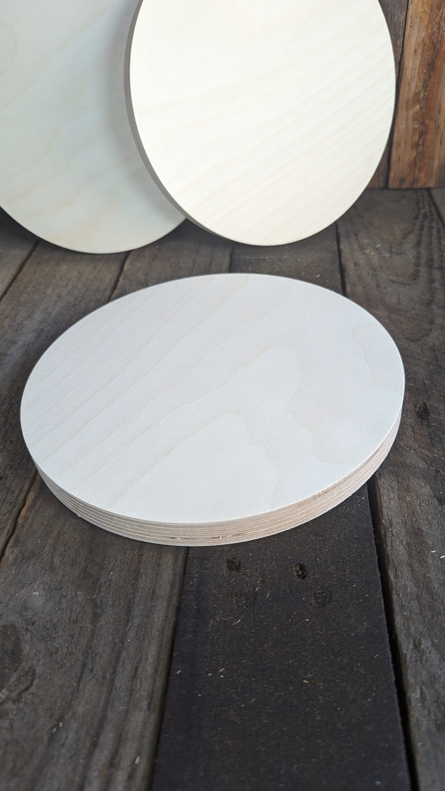 8.5" (8 1/2") Wood Circle Disc Plaques, BALTIC BIRCH Wooden Circles, Blank Circles, Unfinished Wooden Circles, DIY Crafting Supplies