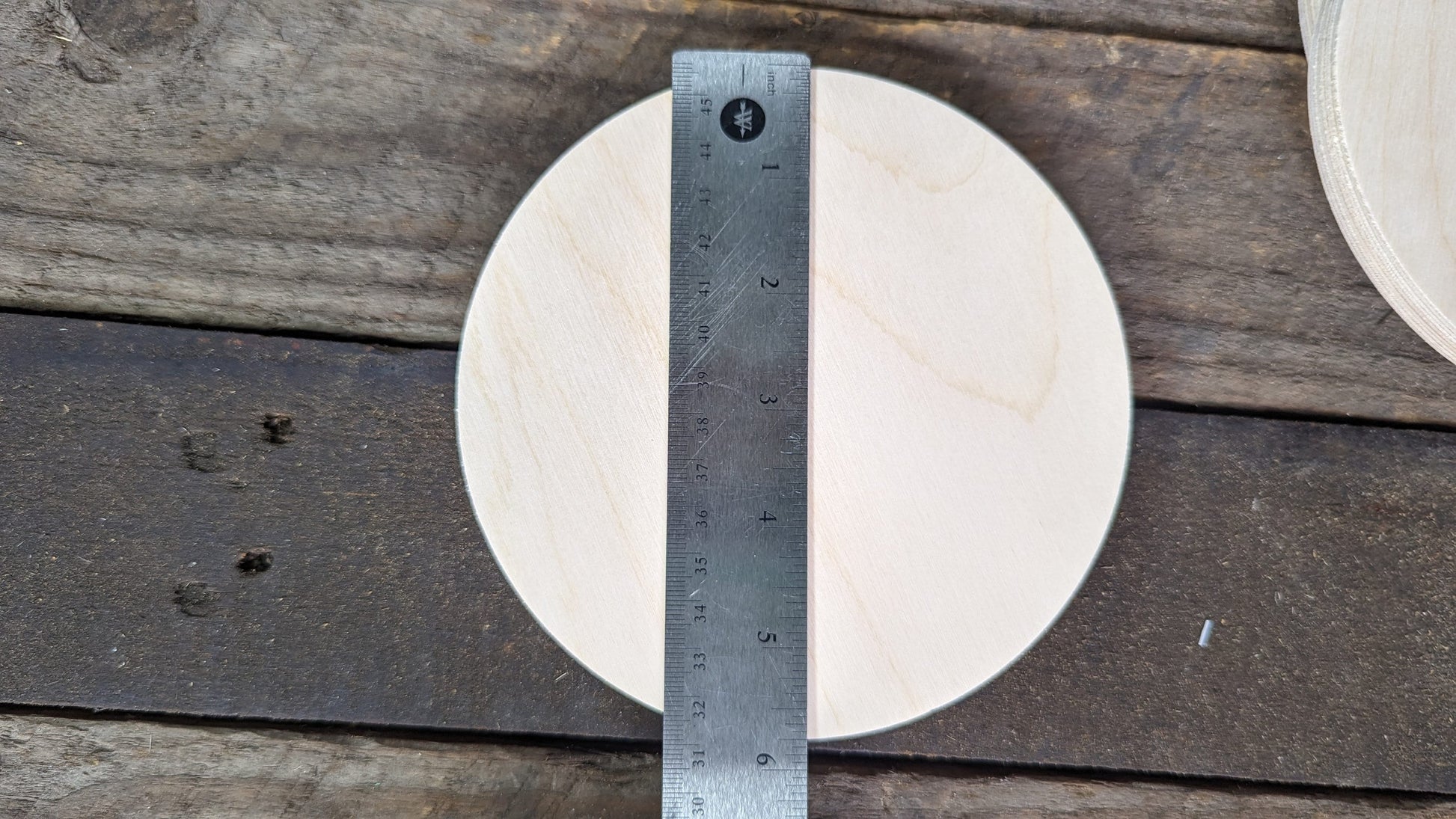5.75" Baltic Birch Wood Circle, Unfinished DIY Craft Supply