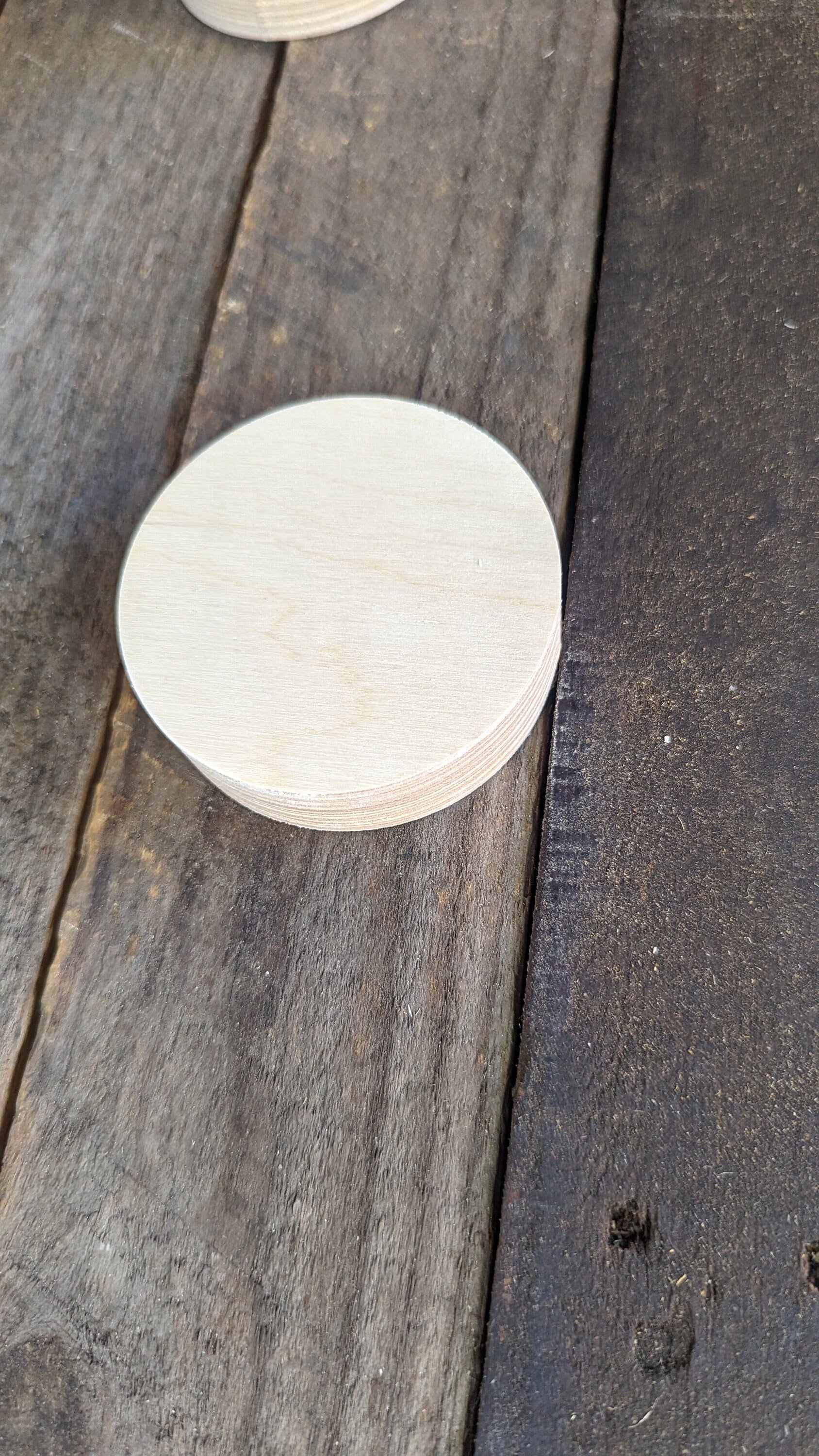 3.25" (3 1/4") Wood Circle Disc Plaques, BALTIC BIRCH - Wooden Circles, Blank Circles, Unfinished Wooden Circles, Circular Wood