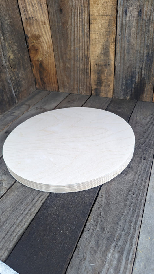 13 inch Wood Circle Disc Plaques, BALTIC BIRCH Wooden Circles, Blank Circles, Unfinished Wooden Circles, Circular Wood, DIY Crafting Supplies