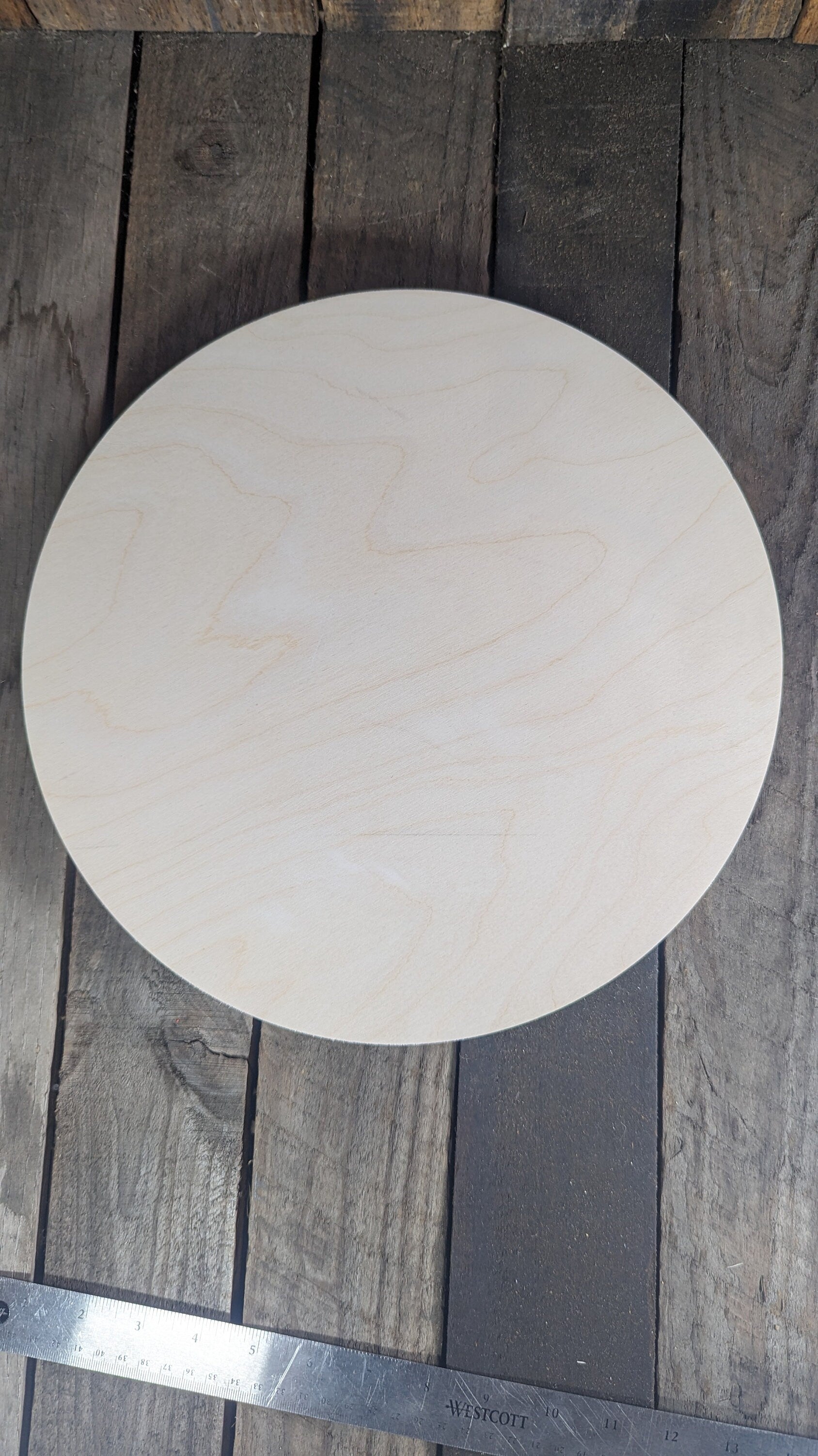 13 inch Wood Circle Disc Plaques, BALTIC BIRCH Wooden Circles, Blank Circles, Unfinished Wooden Circles, Circular Wood, DIY Crafting Supplies