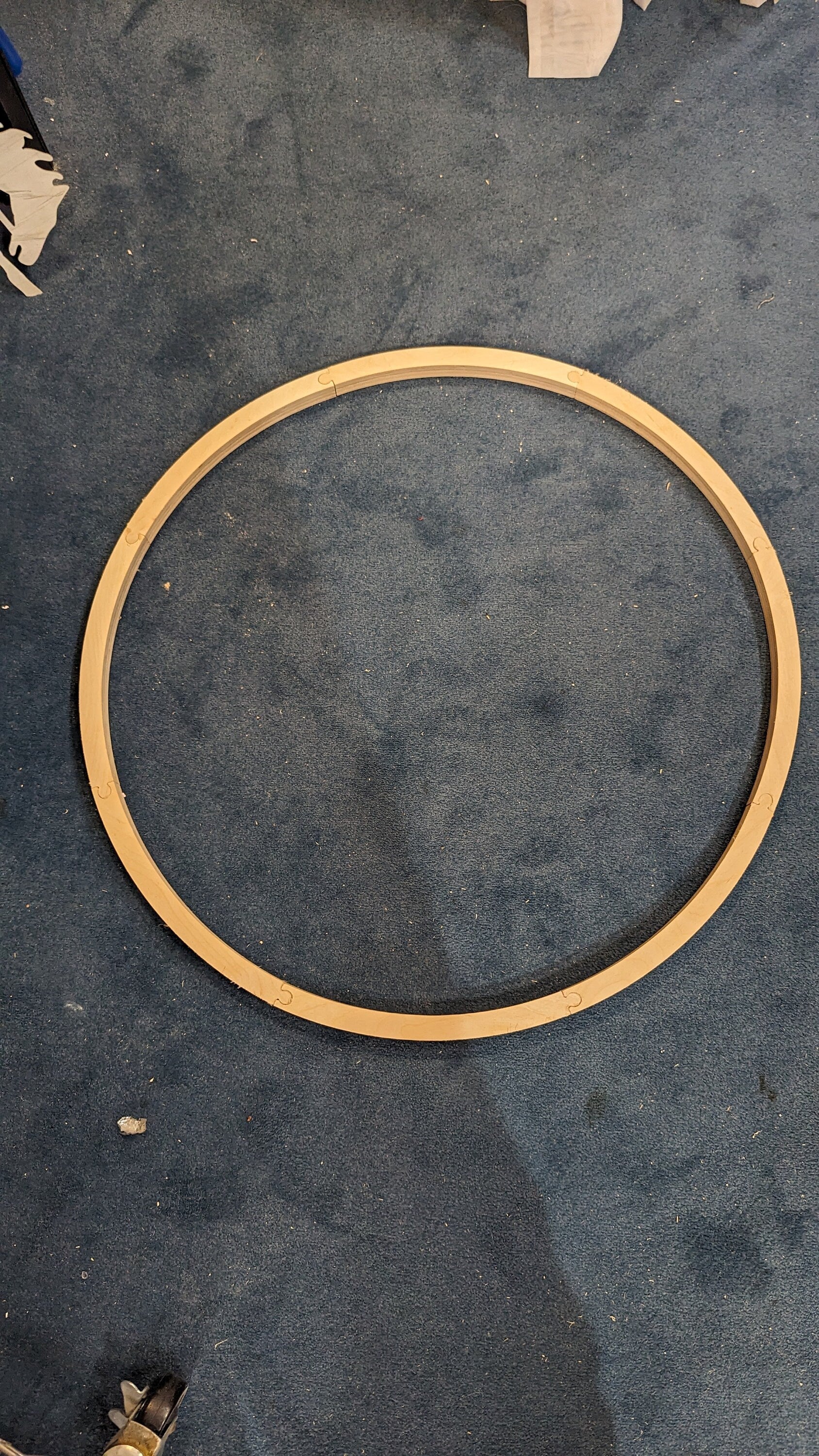32" Wood Donut Ring with 30" center hole, BALTIC BIRCH Wooden Circles, Unfinished Wooden Circles, Round Circles, Circular Wood - puzzled 8P