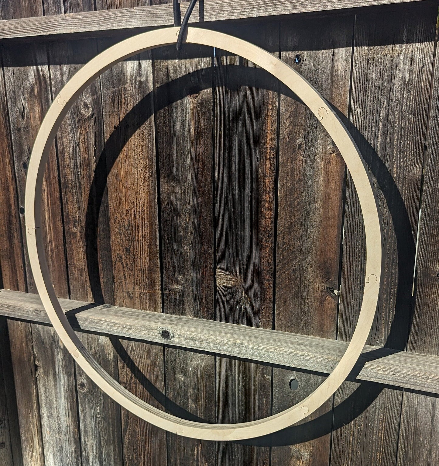 32" Wood Donut Ring with 30" center hole, BALTIC BIRCH Wooden Circles, Unfinished Wooden Circles, Round Circles, Circular Wood - puzzled