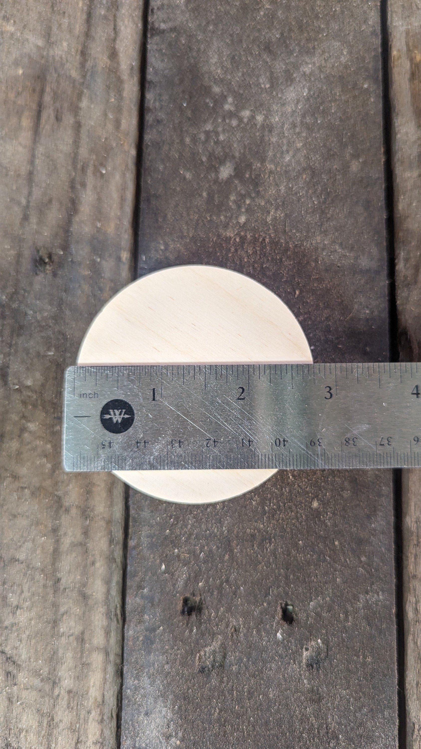 5 Pack - 2.75" Baltic Birch Wood Circle