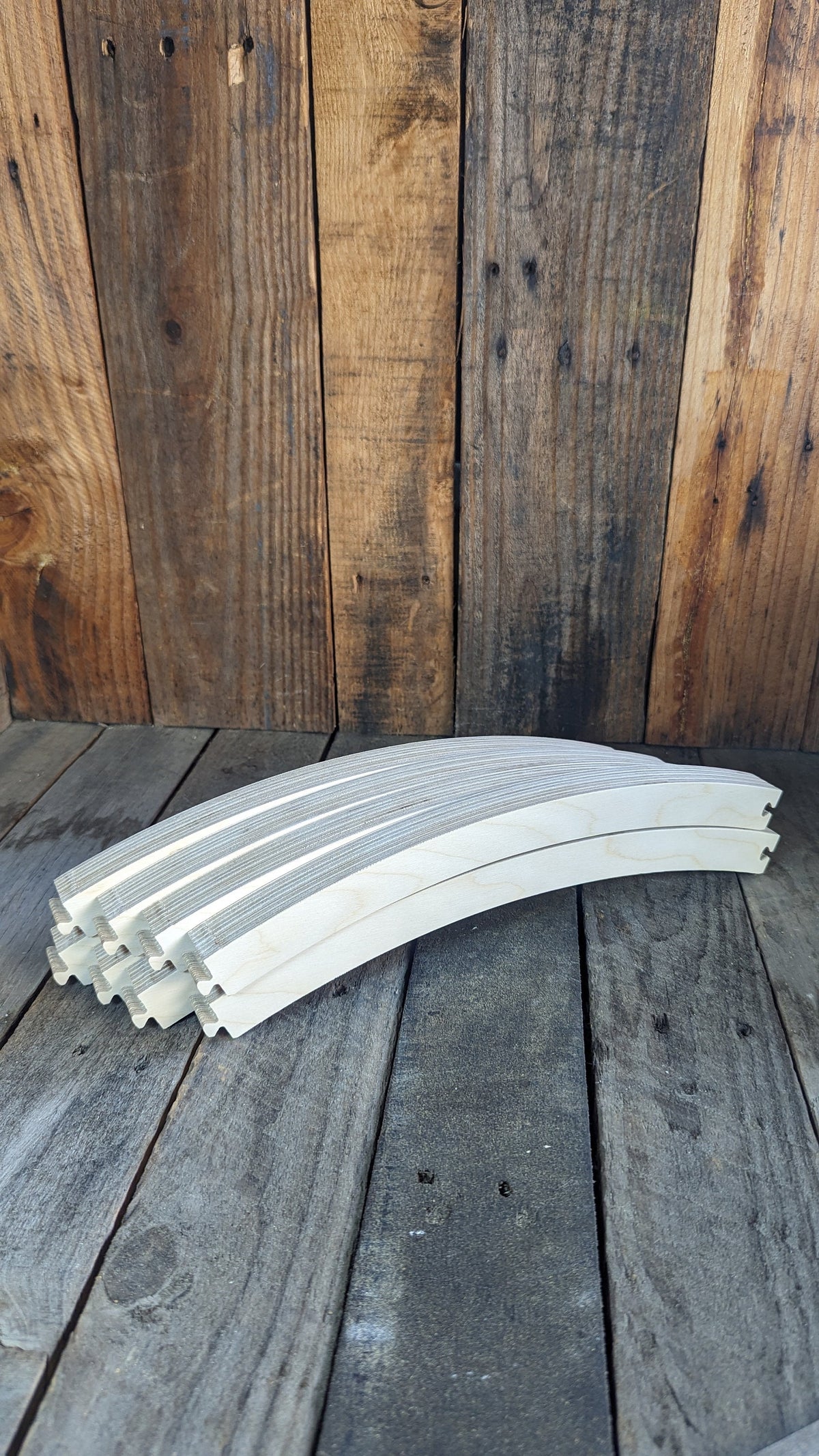 36 3/8" Baltic Birch Wood Donut Ring, 31 5/8" Center Hole, Craft Supplies