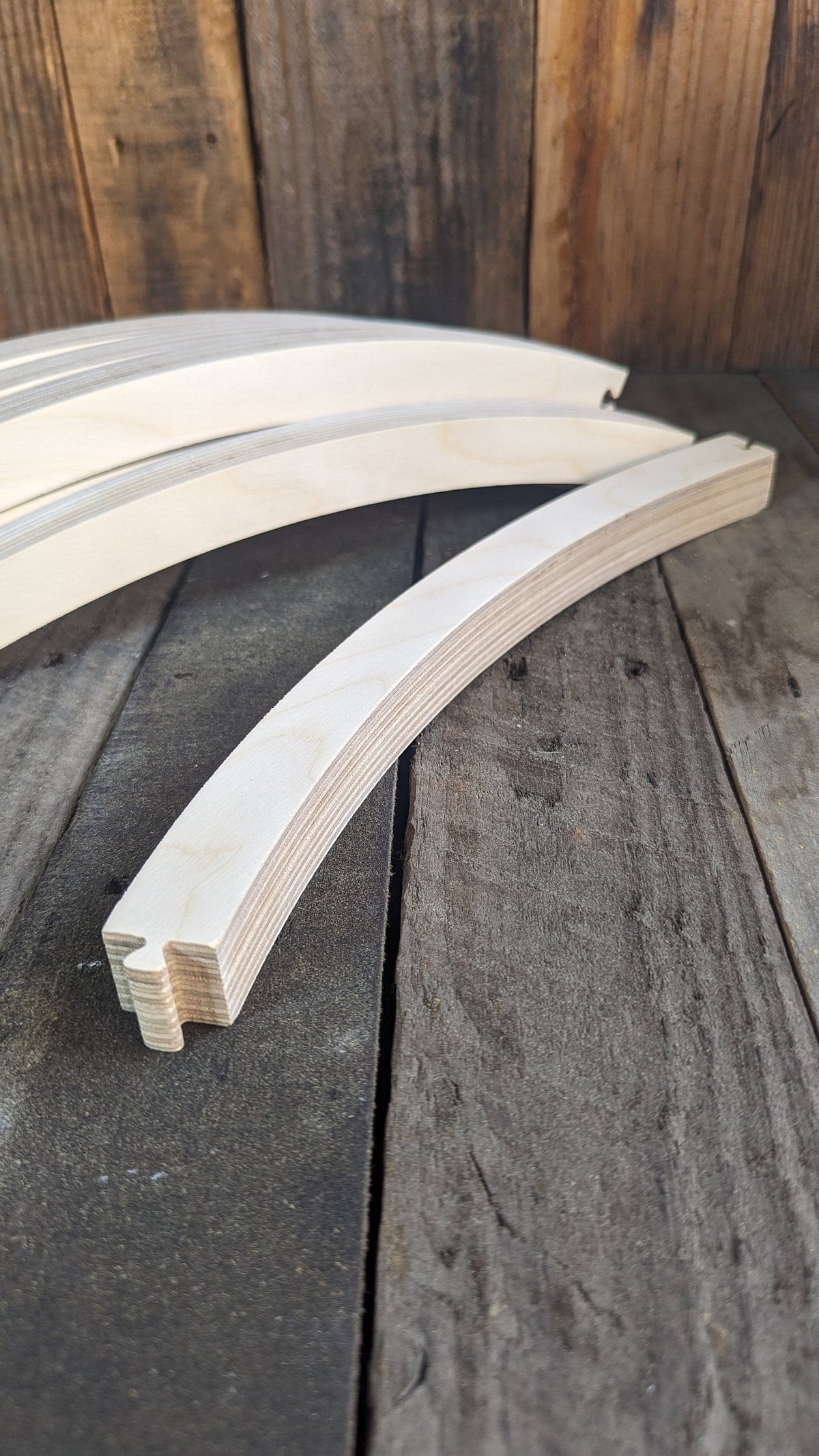 36 3/8" Baltic Birch Wood Donut Ring, 31 5/8" Center Hole, Craft Supplies