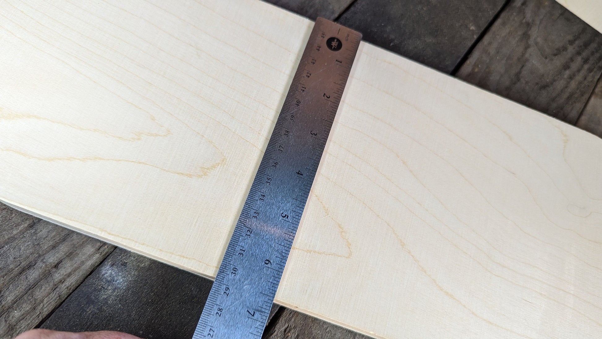 6.5" x 18" Baltic Birch Wood Oblong, Unfinished Craft Plank