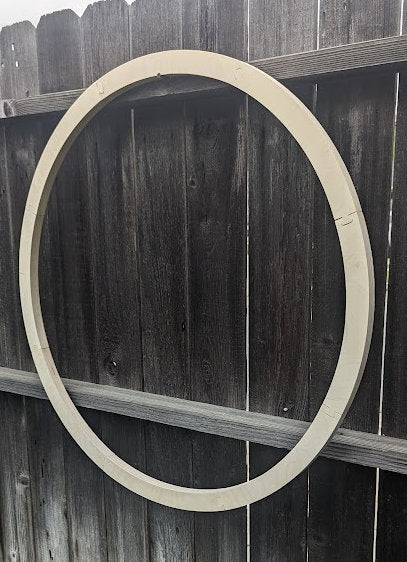 34" Wood Donut Ring with 31" center hole, BALTIC BIRCH Wooden Circles, Unfinished Wooden Circles, Round Circles, Circular Wood - puzzled