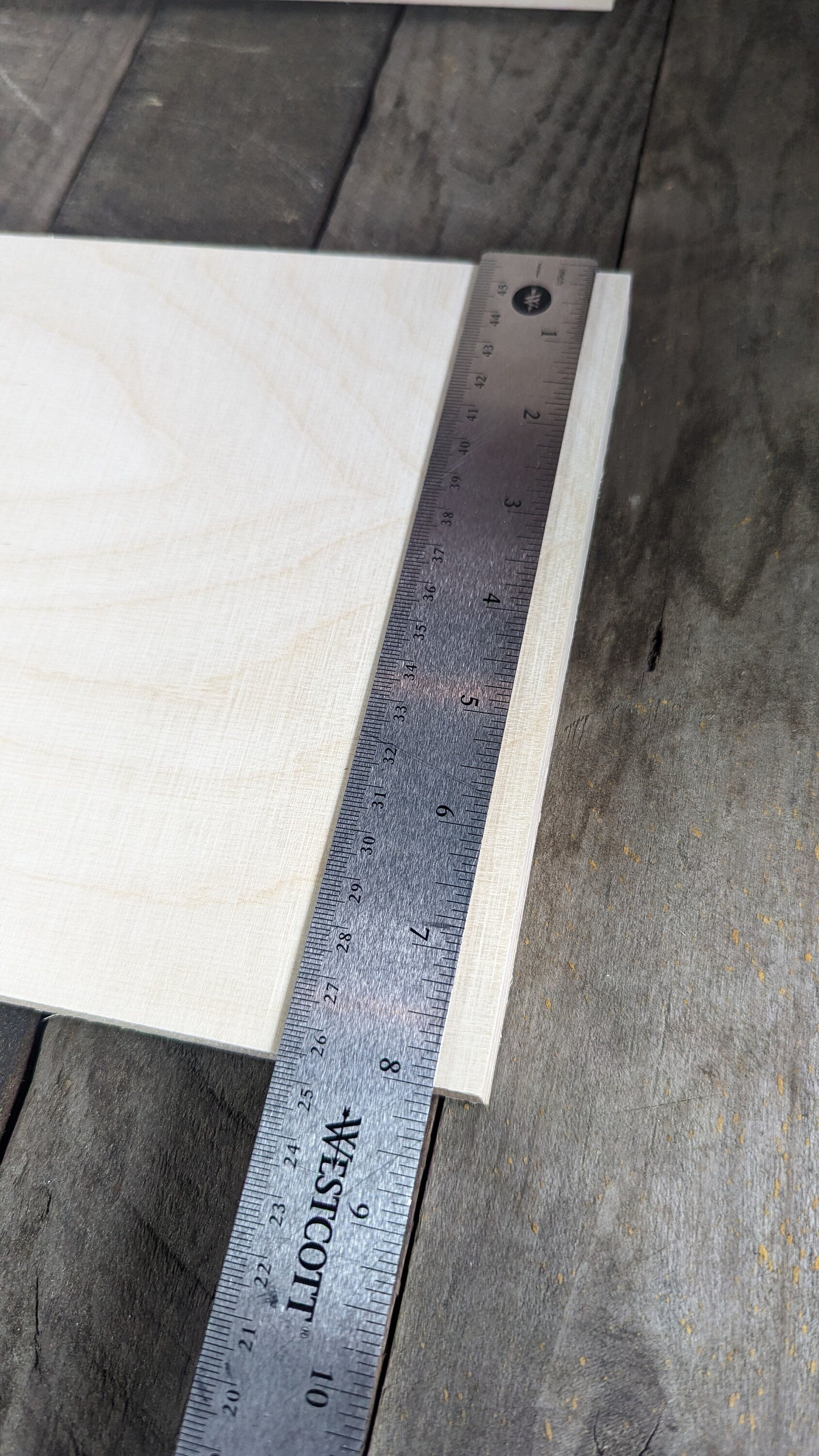 8 x 13" Baltic Birch Wood Rectangle, Unfinished Plaque, Craft Board