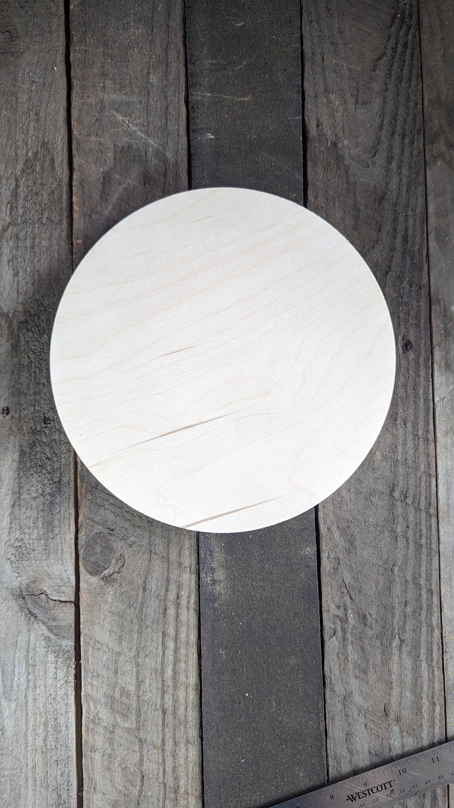 9.5" Wood Circle Disc Plaques, BALTIC BIRCH Wooden Circles, Blank Circles, Unfinished Wooden Circles, Round Circles, Circular Wood