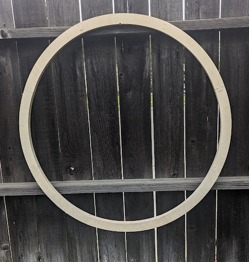34" Baltic Birch Wood Donut Ring, 31" Center Hole, Craft Supplies