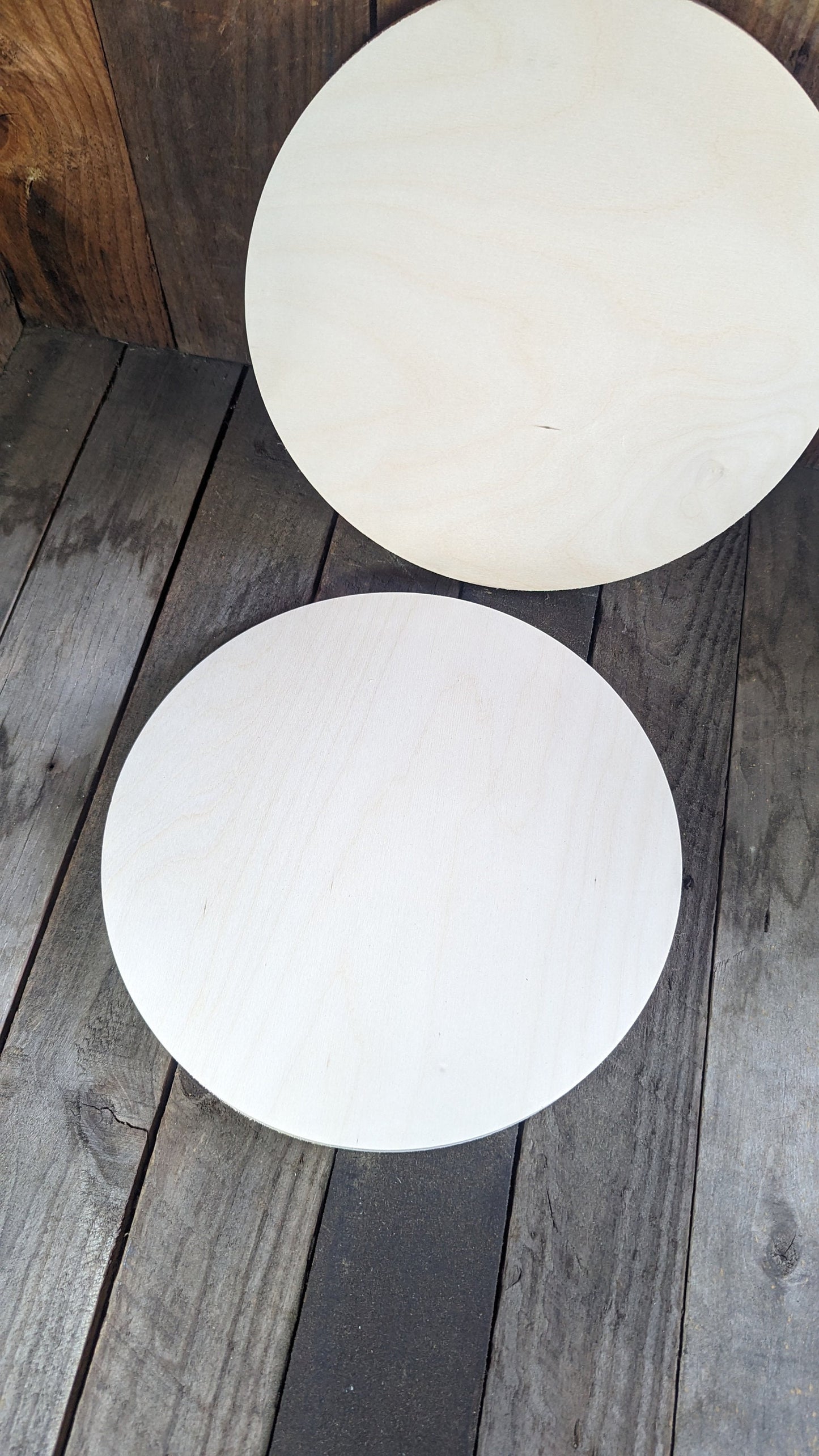 12.25" Wood Circle Disc Plaques, BALTIC BIRCH Wooden Circles, Blank Circles, Unfinished Wooden Circles, Circular Wood, DIY Crafting Supplies
