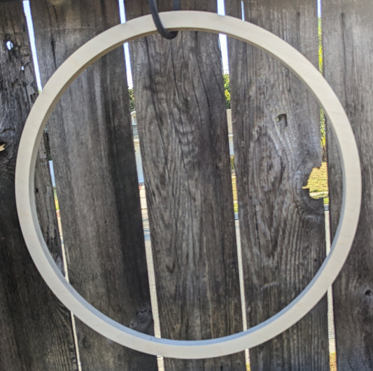 18" Wood Donut Ring with 16.5" center hole, BALTIC BIRCH Wooden Circle, Unfinished Wooden Circles, Circular Wood