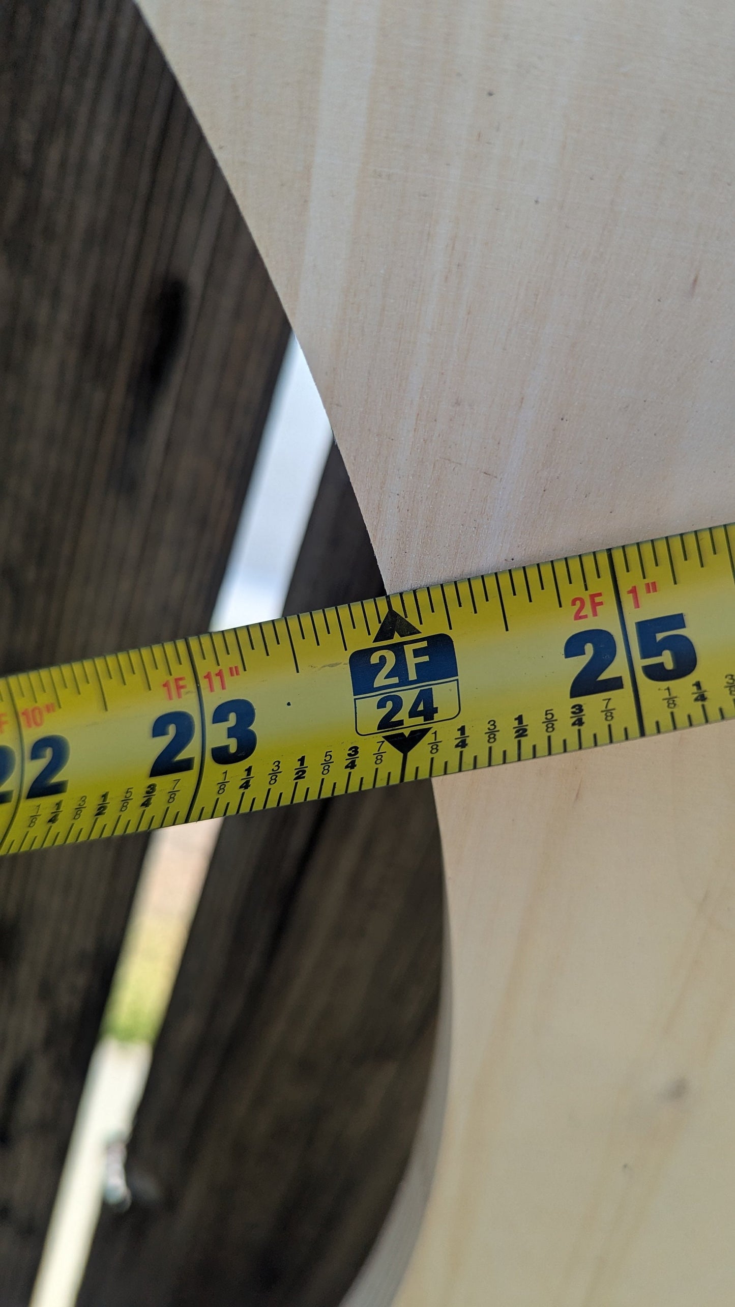 30" Baltic Birch Wood Circle Ring, 24" Center Hole, DIY Craft Supply