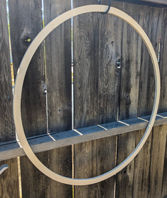 30" Baltic Birch Wood Circle Ring, 28" Center Hole, DIY Craft