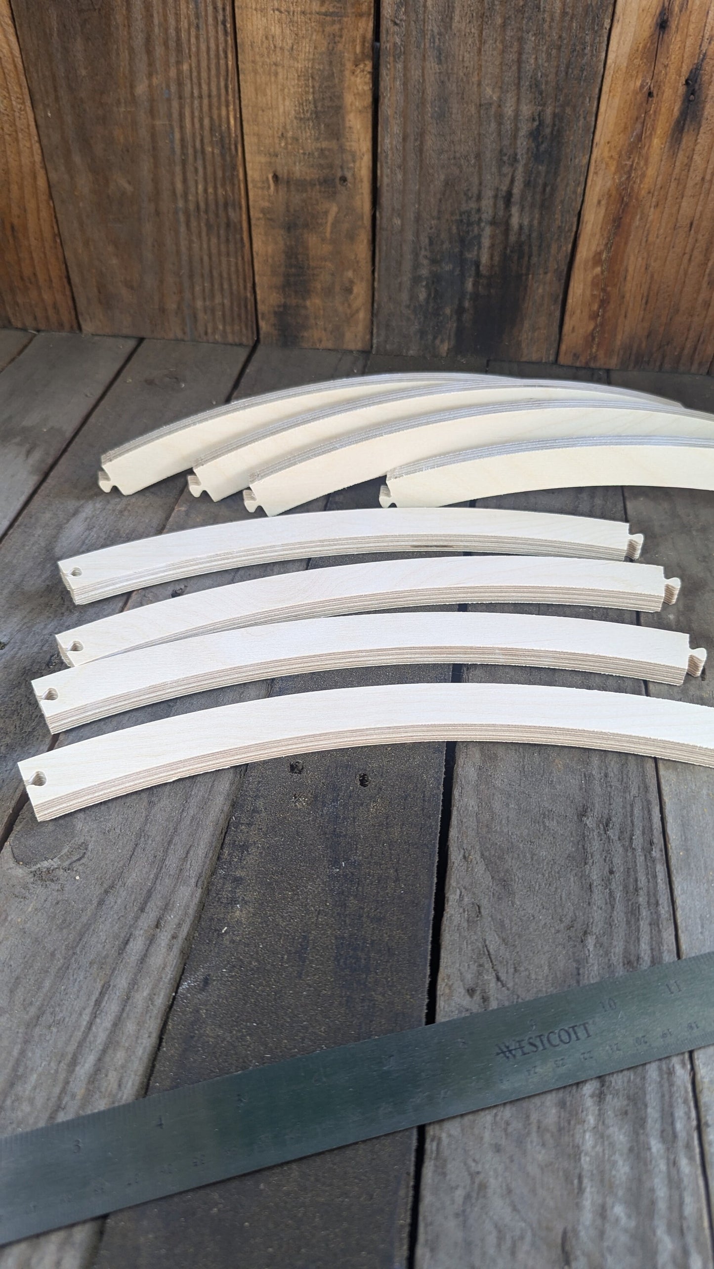 30" Baltic Birch Wood Circle Ring, 28" Center Hole, DIY Craft