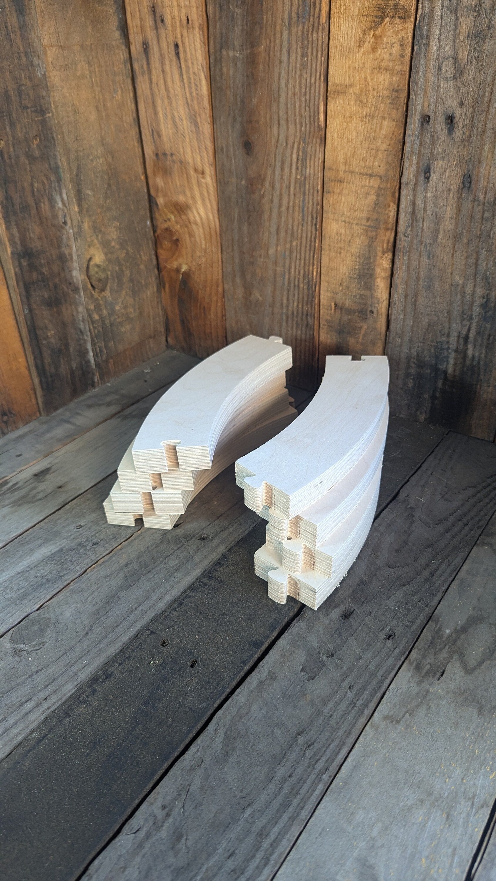 27" Baltic Birch Wood Circle Ring, 22" Center Hole, Craft Supply