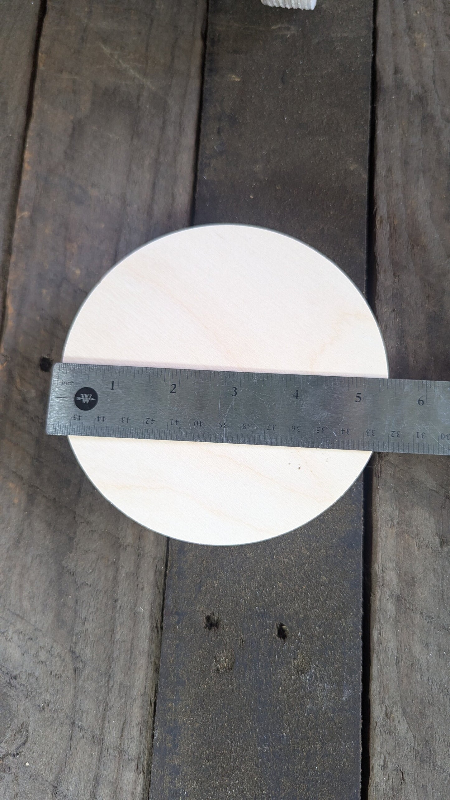 5.375" (5 3/8")Wood Circle Disc Plaques, BALTIC BIRCH - Wooden Circles, Blank Circles, Unfinished Wooden Circle, Circular Wood