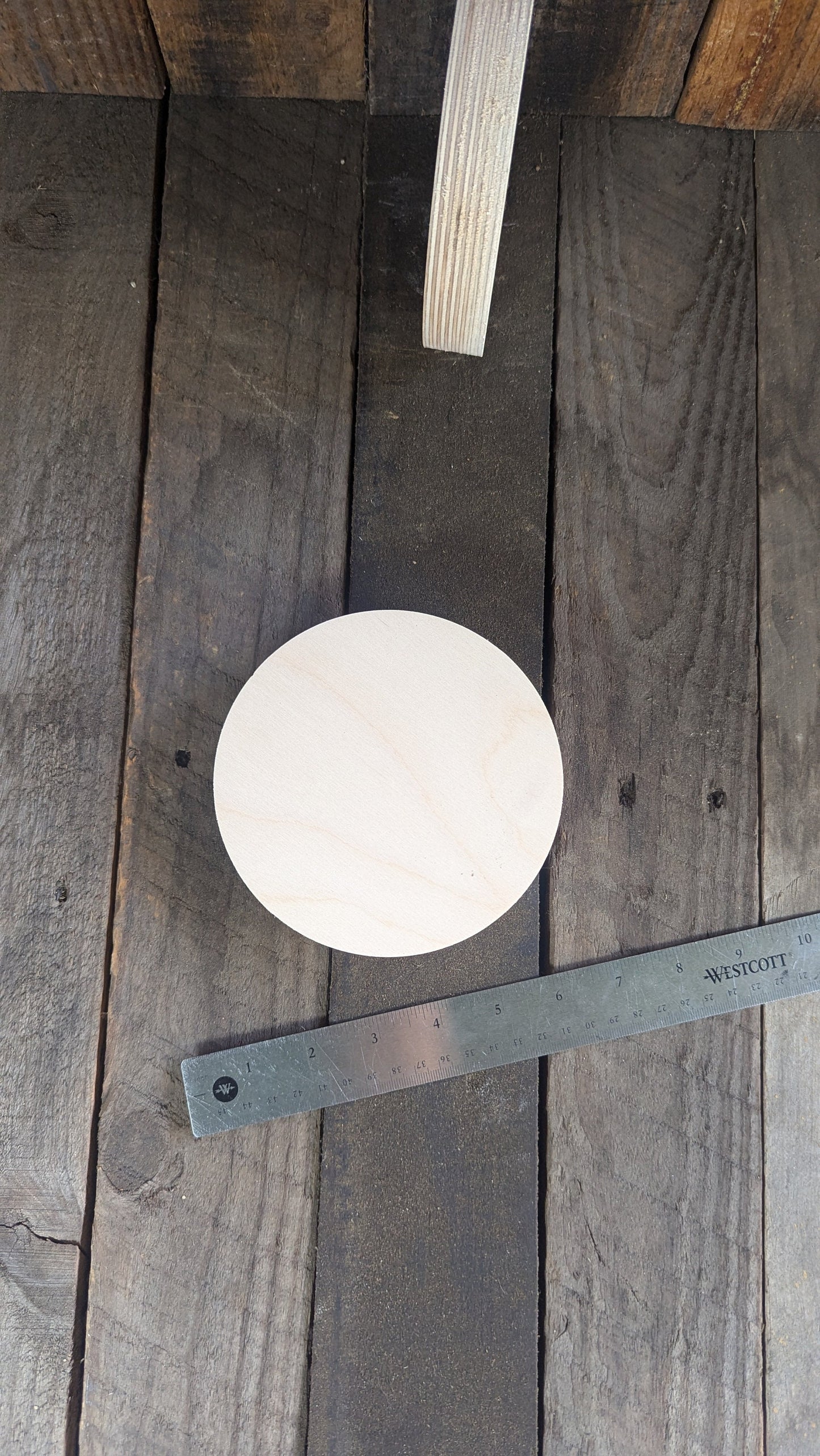 5.375" (5 3/8")Wood Circle Disc Plaques, BALTIC BIRCH - Wooden Circles, Blank Circles, Unfinished Wooden Circle, Circular Wood