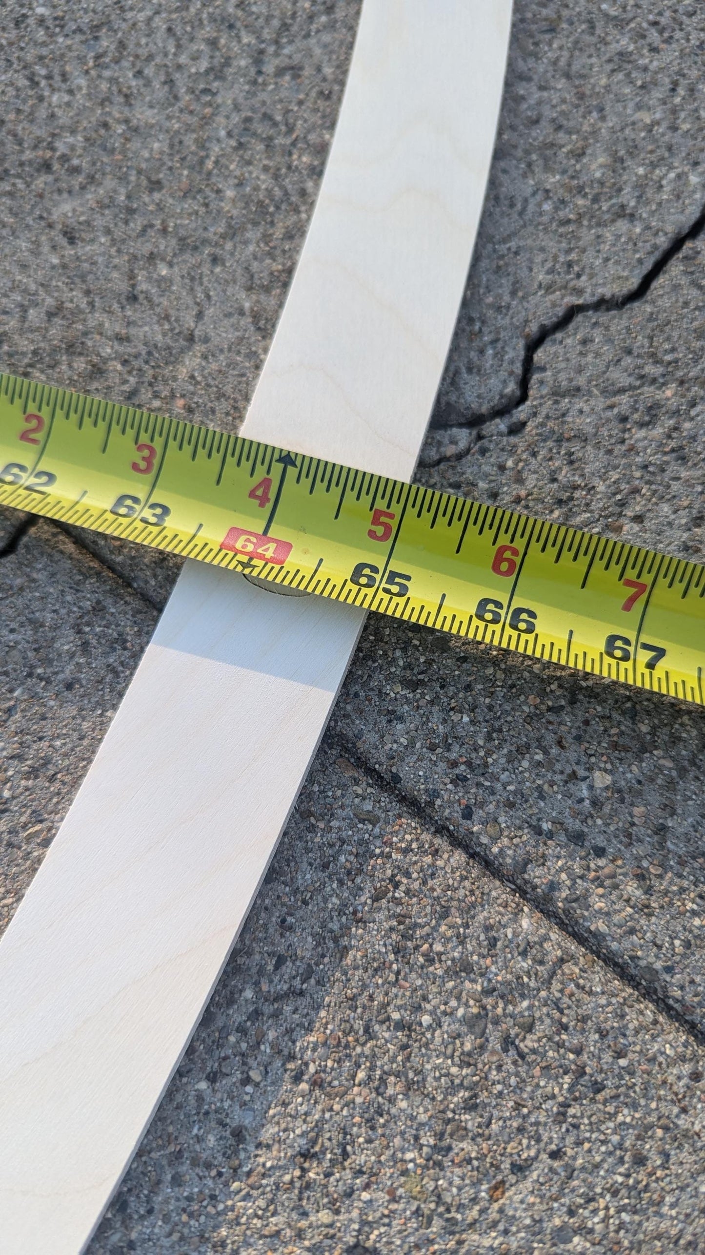 65" Baltic Birch Wood Donut Ring, 62" Center Hole, Craft Supplies (Puzzled Pieces)