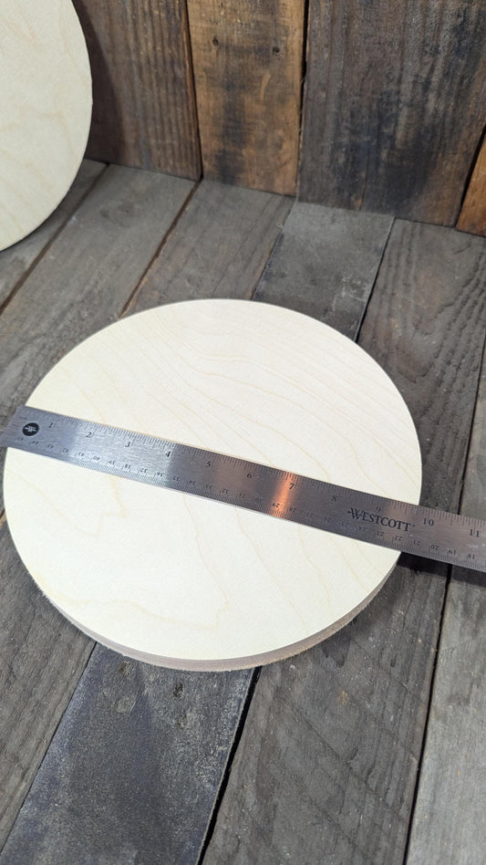 9.75" Wood Circle Disc Plaques, BALTIC BIRCH Wooden Circles, Blank Circles, Circles, Circular Wood, DIY, Craft