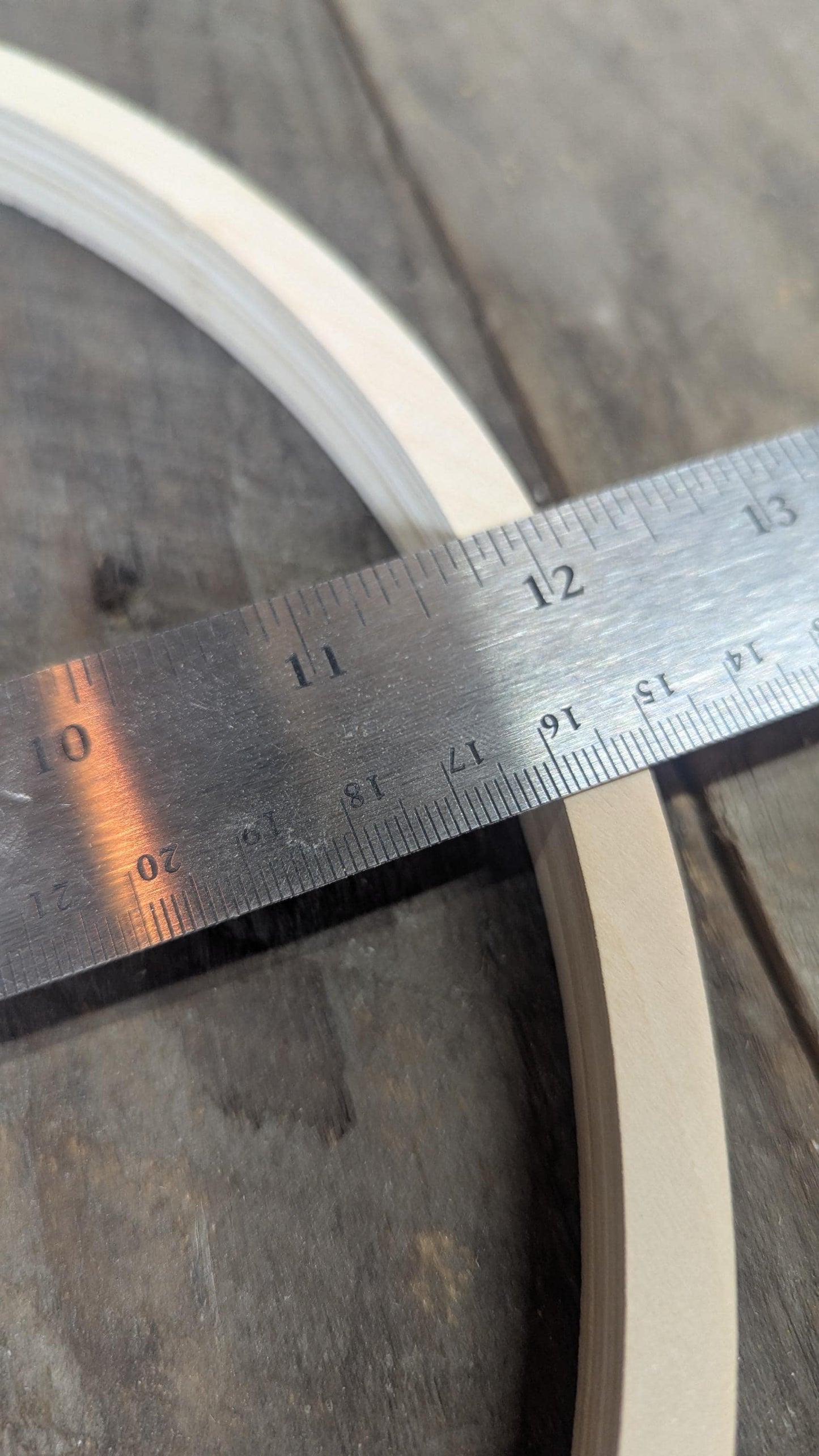 12.5" Baltic Birch Wood Circle, 11.75" Center Hole, DIY Craft