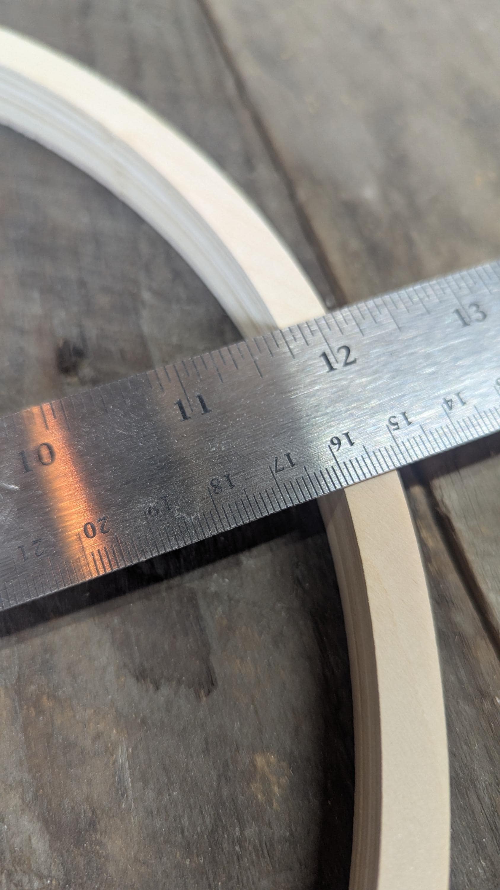12.5" Baltic Birch Wood Circle, 11.75" Center Hole, DIY Craft