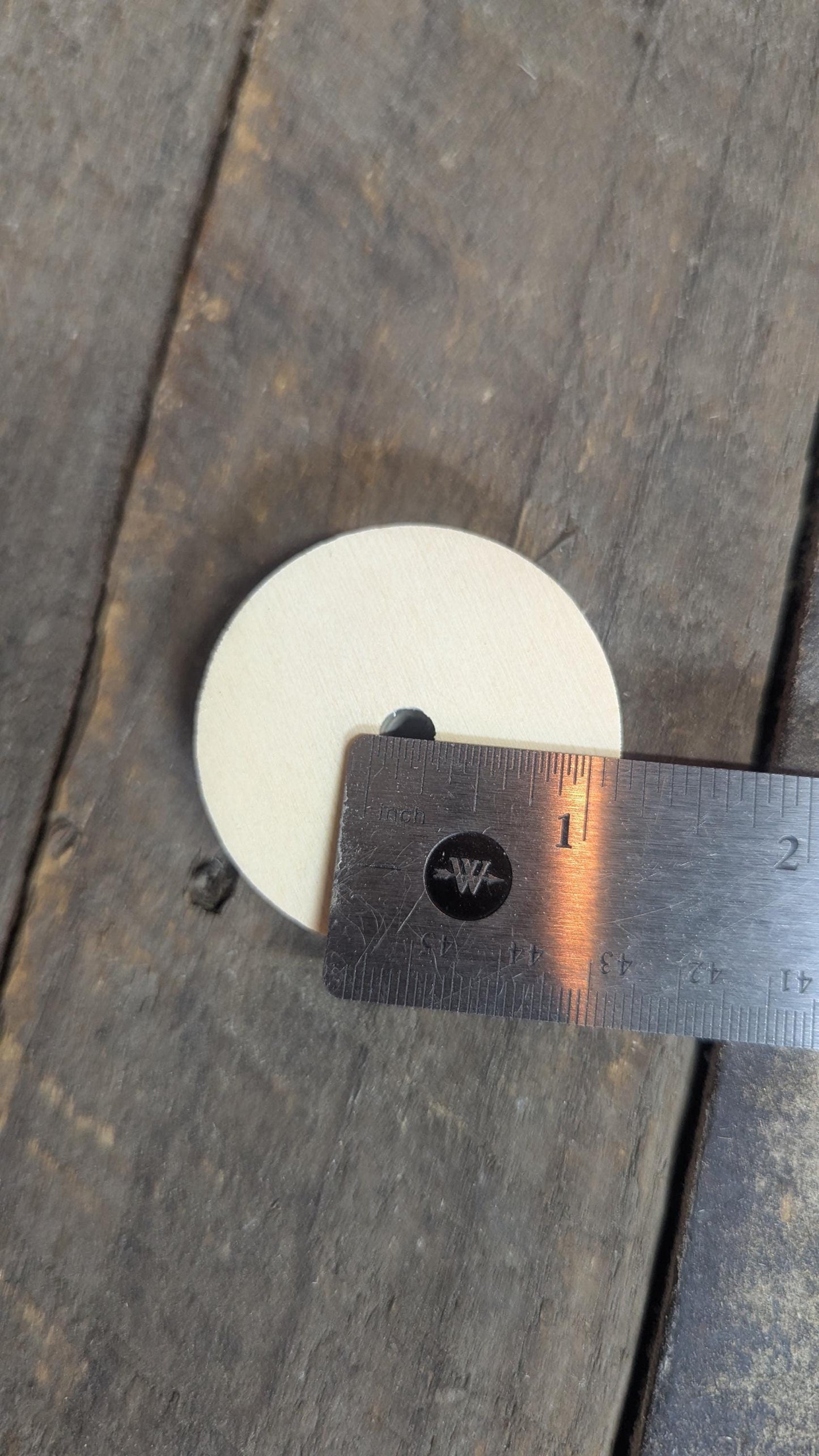 2" Wood Donut, .25" center hole - BALTIC BIRCH - Wooden Circles, Unfinished Wooden Circles, Circular Wood, Ring, DIY Craft