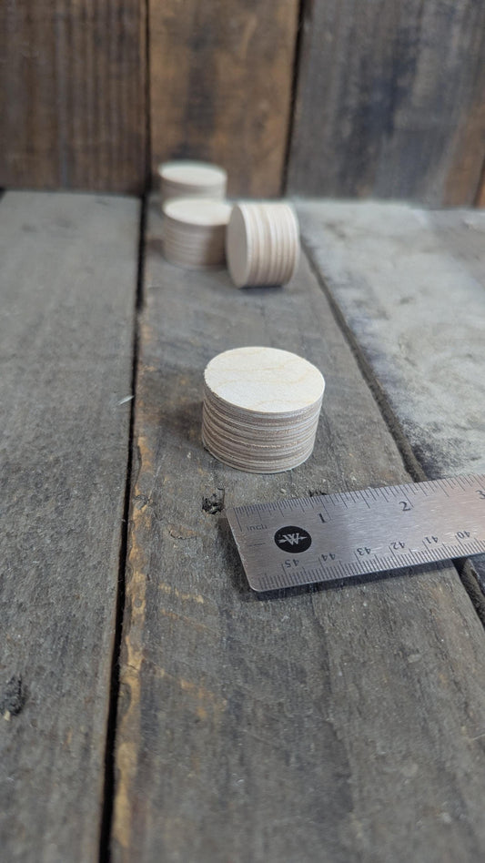 1.5" (1 1/2) Wood Circle Plaques, BALTIC BIRCH - Wooden Circles, Blank Circles, Unfinished Wooden Circles, Circular Wood, DIY Craft