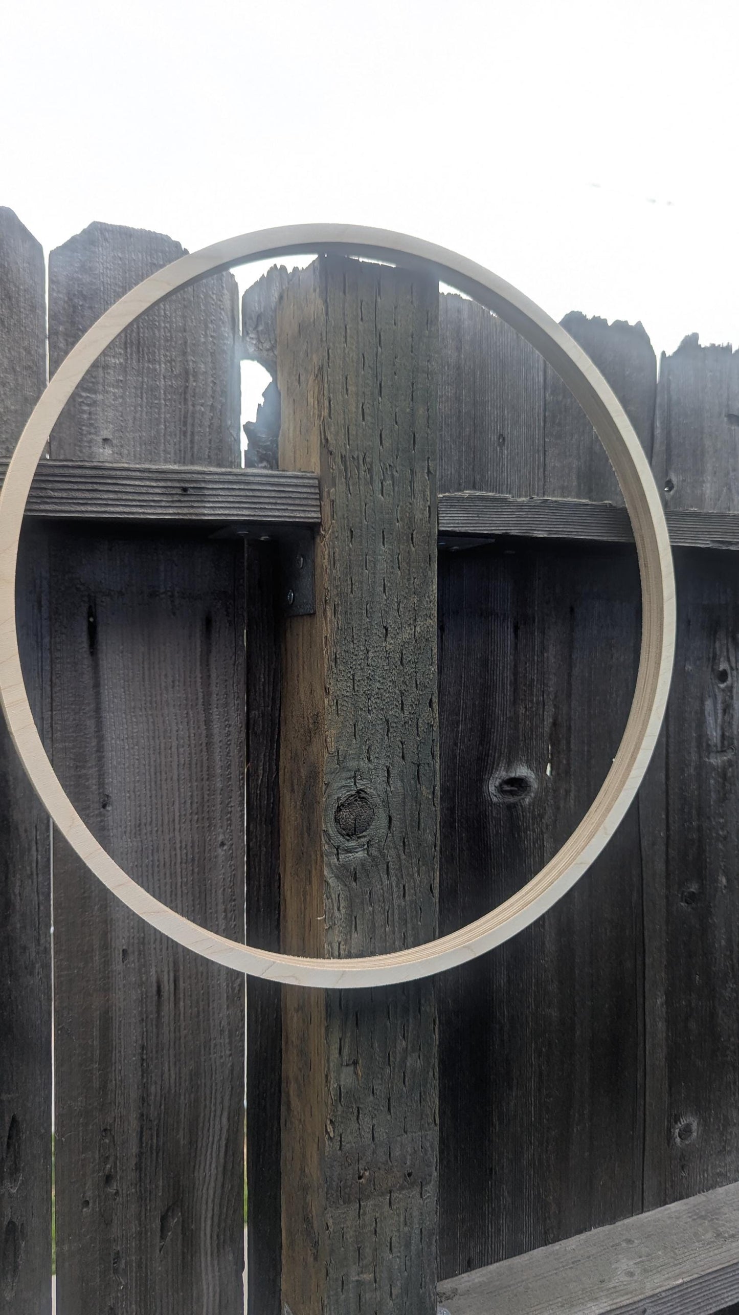 20" Wood Donut Ring with 19" center hole, BALTIC BIRCH Wooden Circle, Unfinished Wooden Circles, DIY Craft