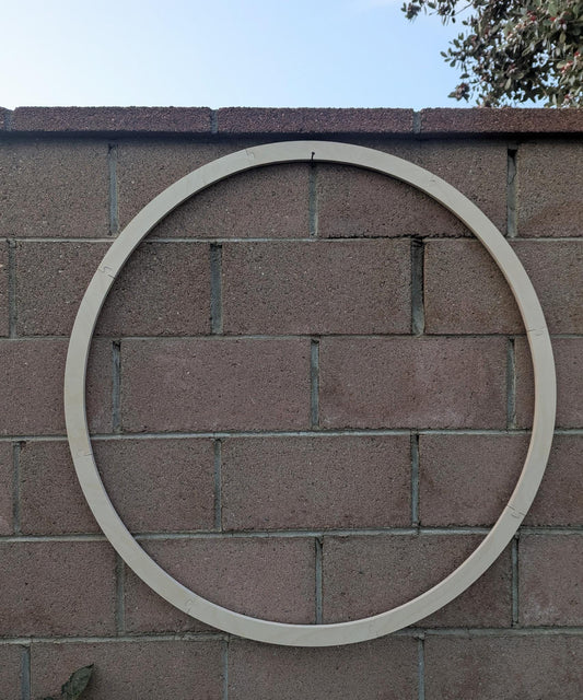 40" Wood Donut Ring with 37" center hole, BALTIC BIRCH Wooden Circles, Unfinished Wooden Circles, Circular Wood - puzzled (8P)