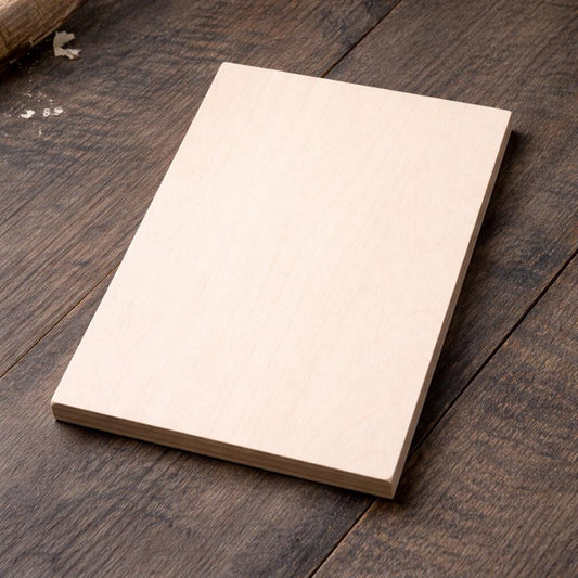 5.5 x 8.5" Baltic Birch Wood Rectangle Plaque, Unfinished Sign Board