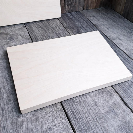 8" x 10" Baltic Birch Wood Rectangle Plaque, Unfinished Sign Board