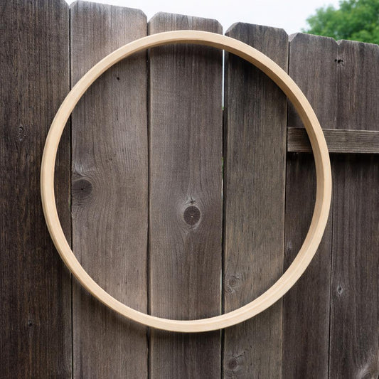 22" Baltic Birch Wood Ring, 21" Center Hole, USA Made Crafting Base