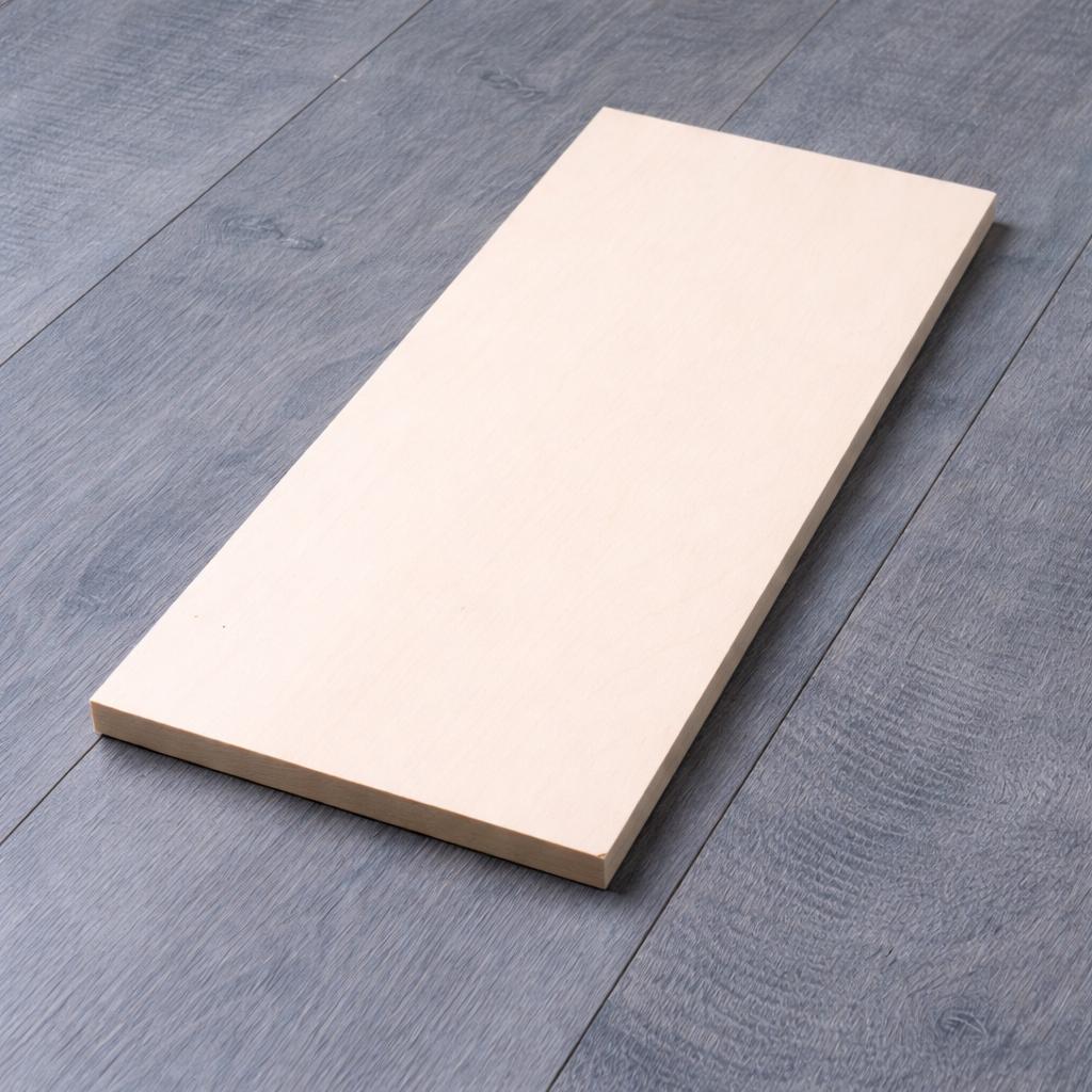 5.5 x 12" Baltic Birch Wood Rectangle Plaque, Unfinished Craft Sign Board