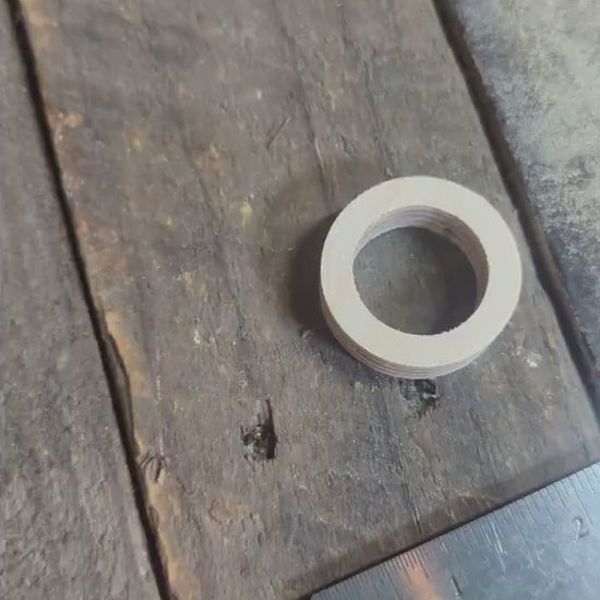1.5" (1 1/2")Wood Donut, 1" center hole - BALTIC BIRCH - Wooden Circles, Unfinished Wood, Circular Wood Active, Ring Shape, DIY