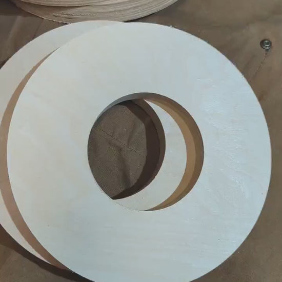 9" Baltic Birch Donut Ring, 4" Center Hole, DIY Crafting Supplies