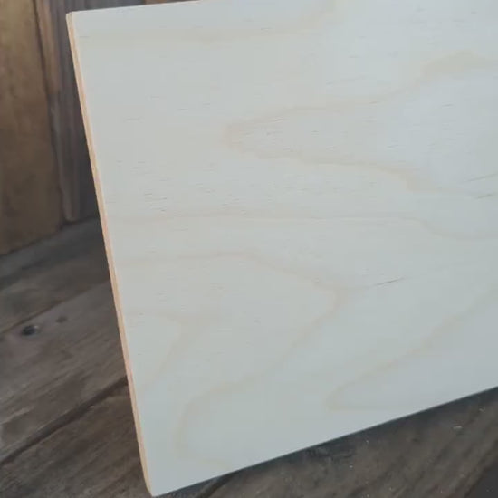 8x20" Baltic Birch Wood Rectangle, Unfinished Sign Board