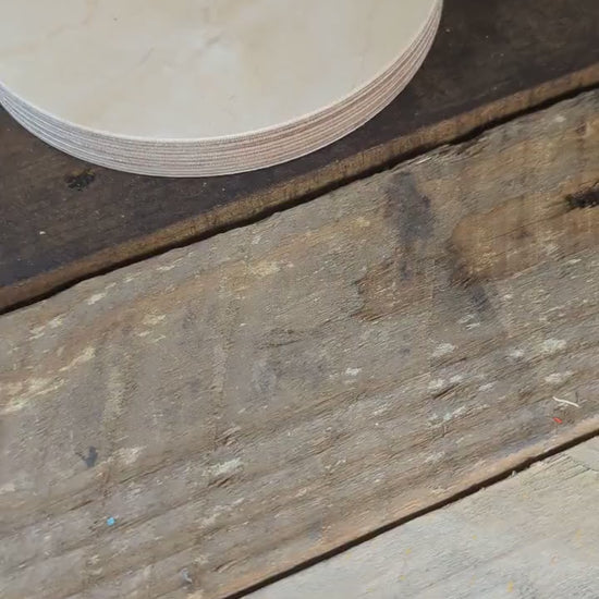 5.5" Baltic Birch Wood Circle, DIY Craft Supplies